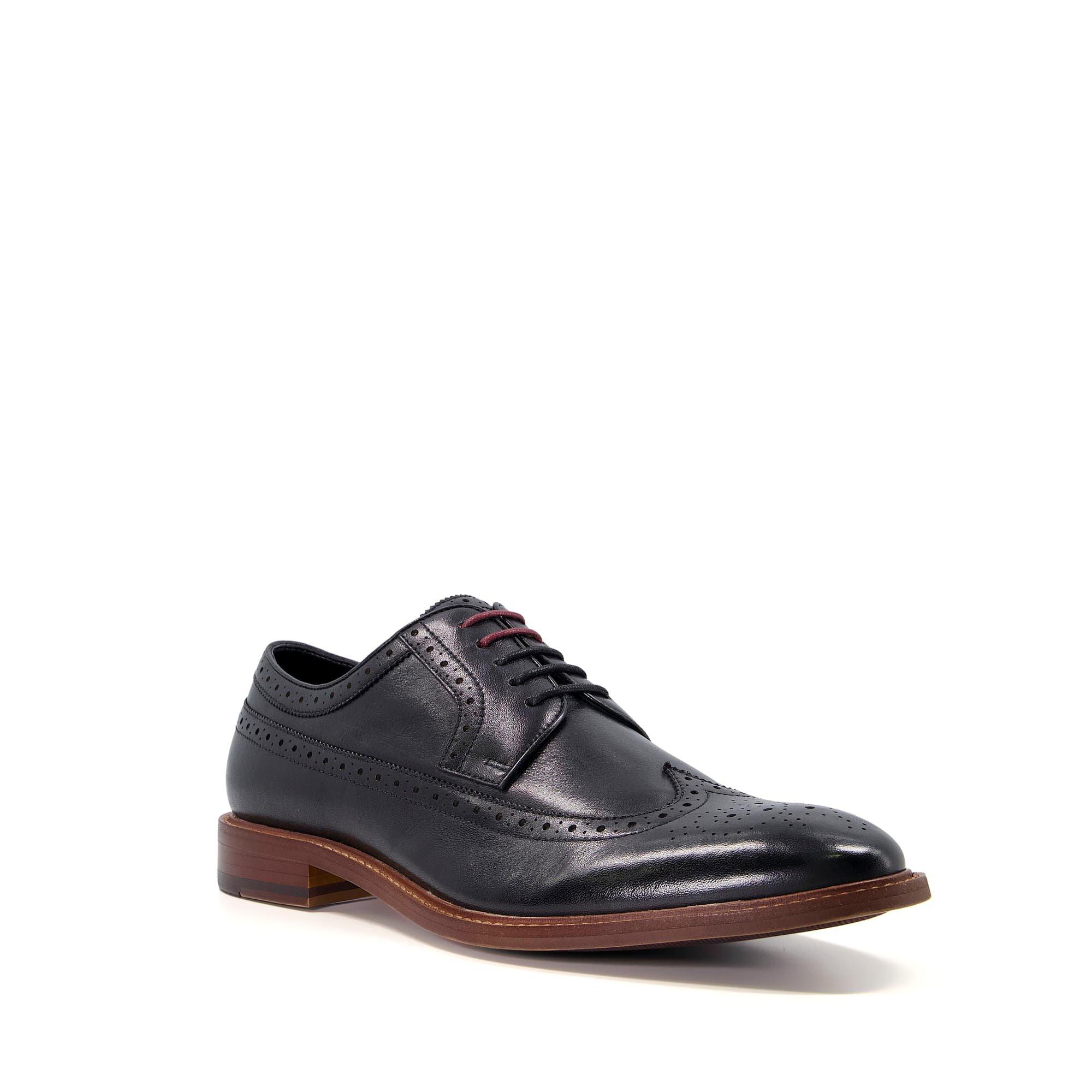 Sort Læder - Dune London - Superior Wingtip Brogues - 2