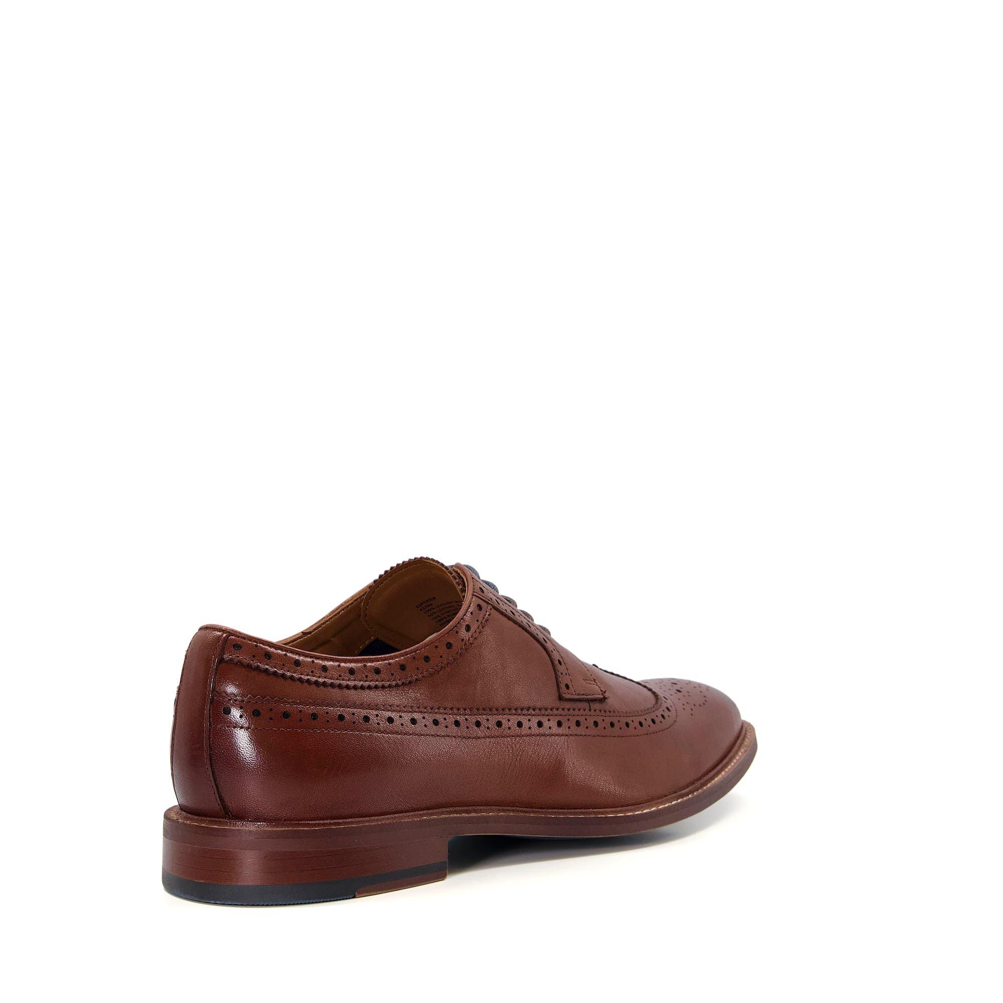 Tan Leather - Dune London - Superior Wingtip Brogues - 3