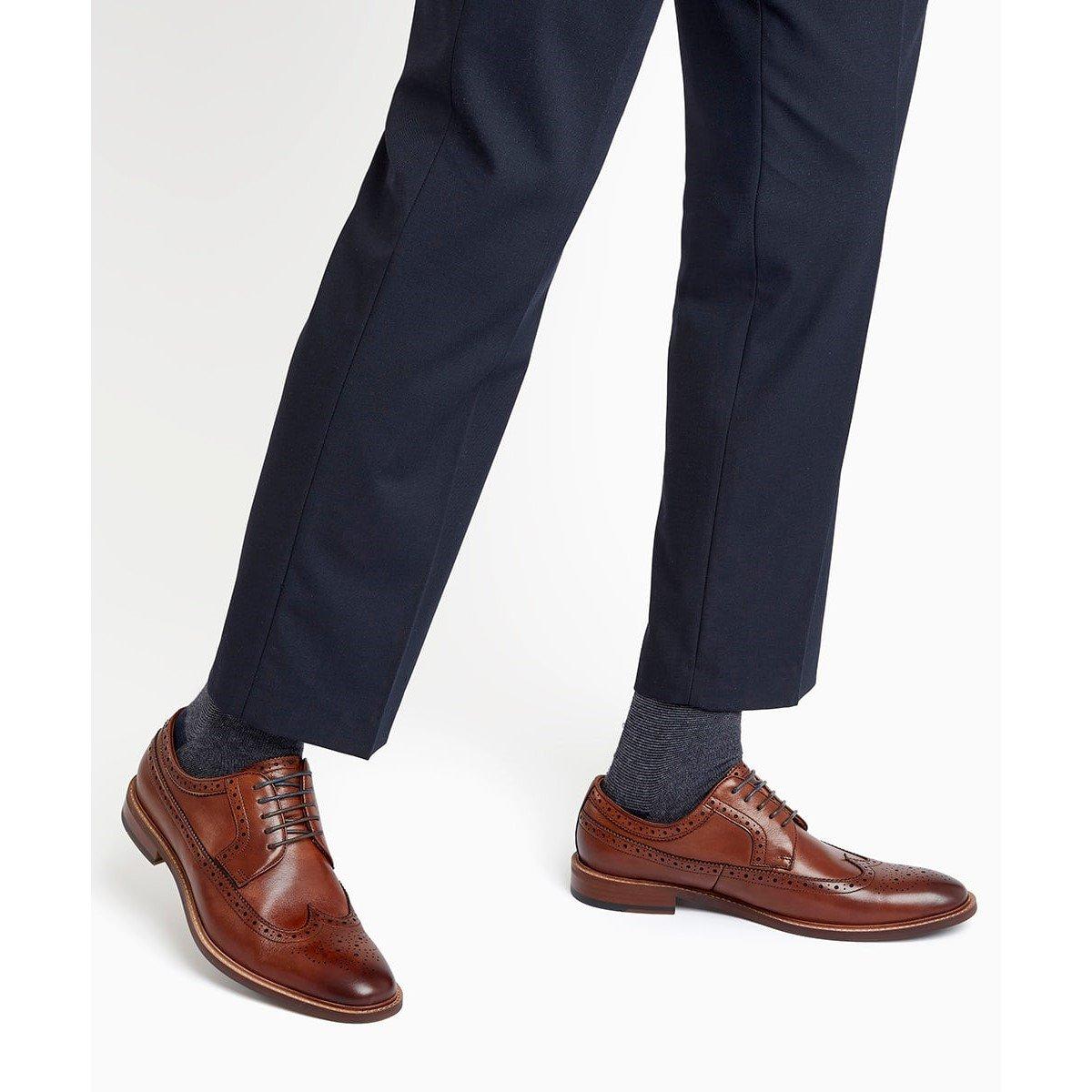 Tan Leather - Dune London - Superior Wingtip Brogues - 5