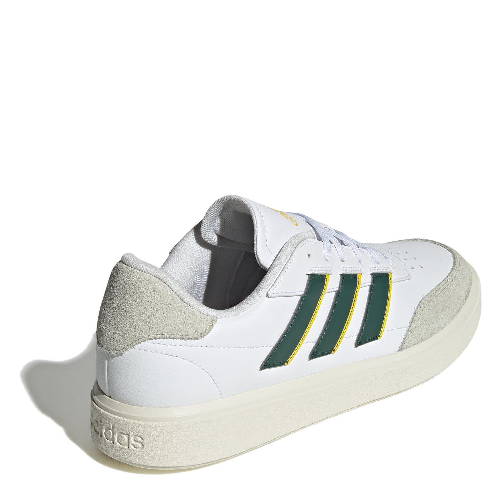 C.Green/Yellow - adidas - Courtblock Mens Shoes - 4