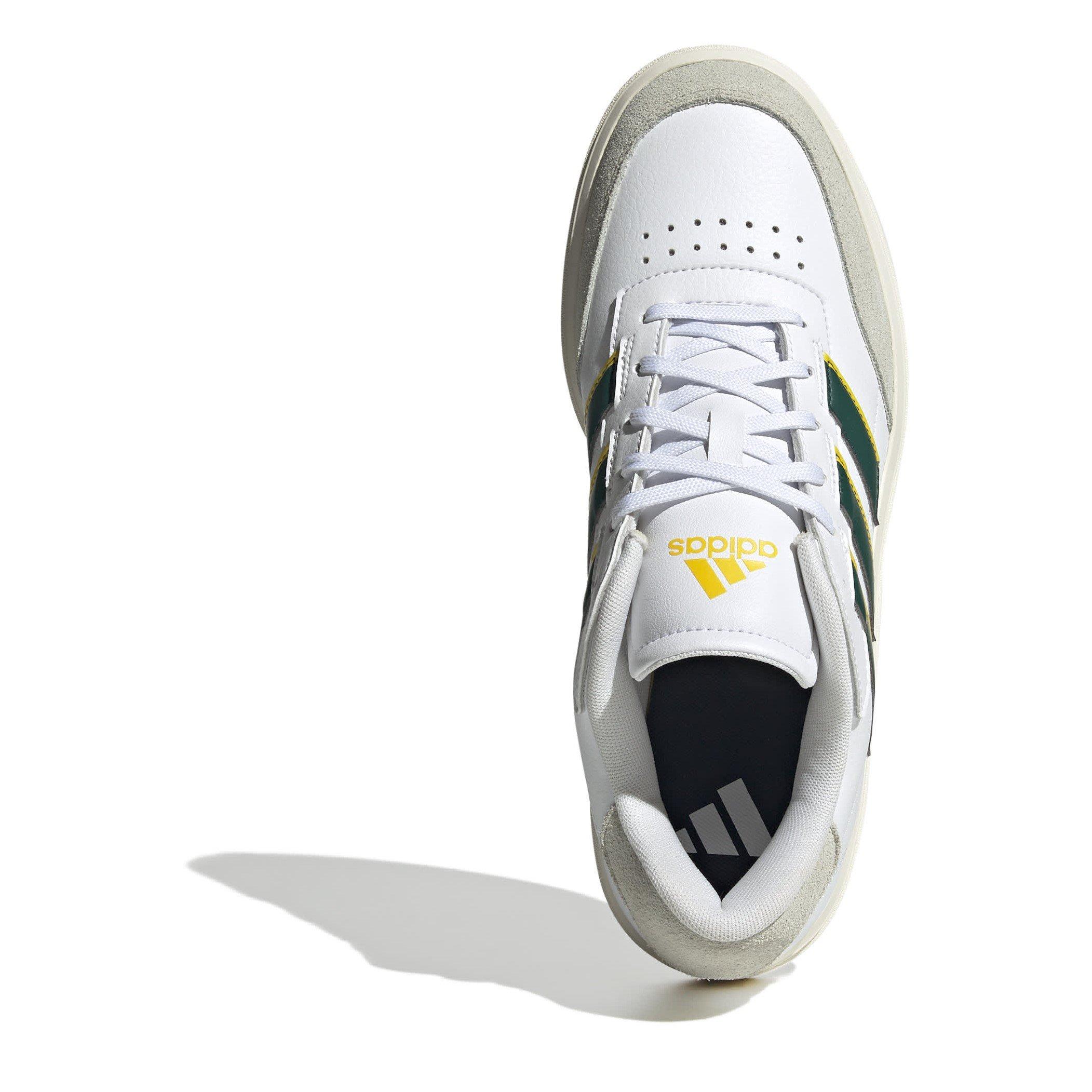 C.Green/Yellow - adidas - Courtblock Mens Shoes - 5