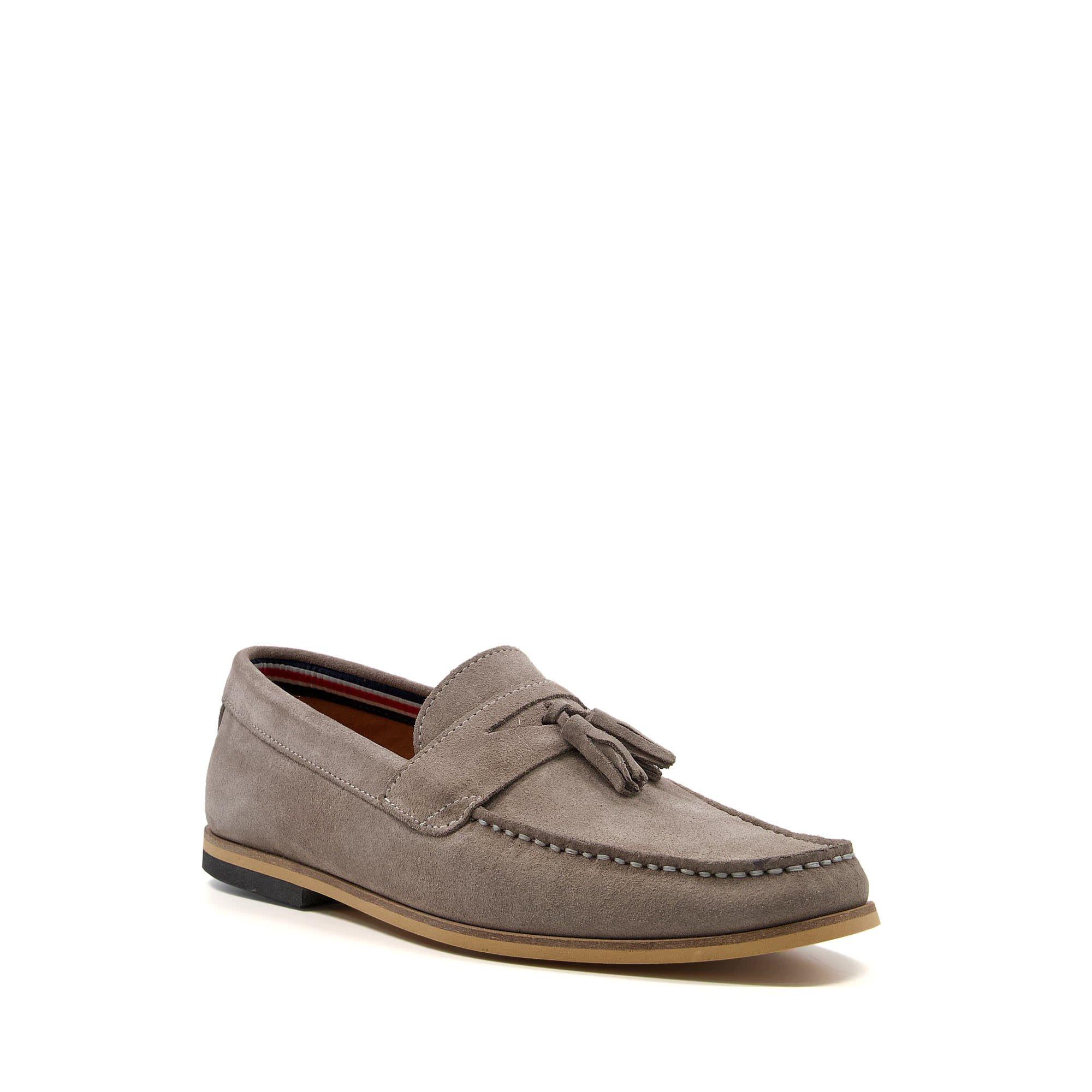 Grey Suede - Dune London - Bart Loafers - 2