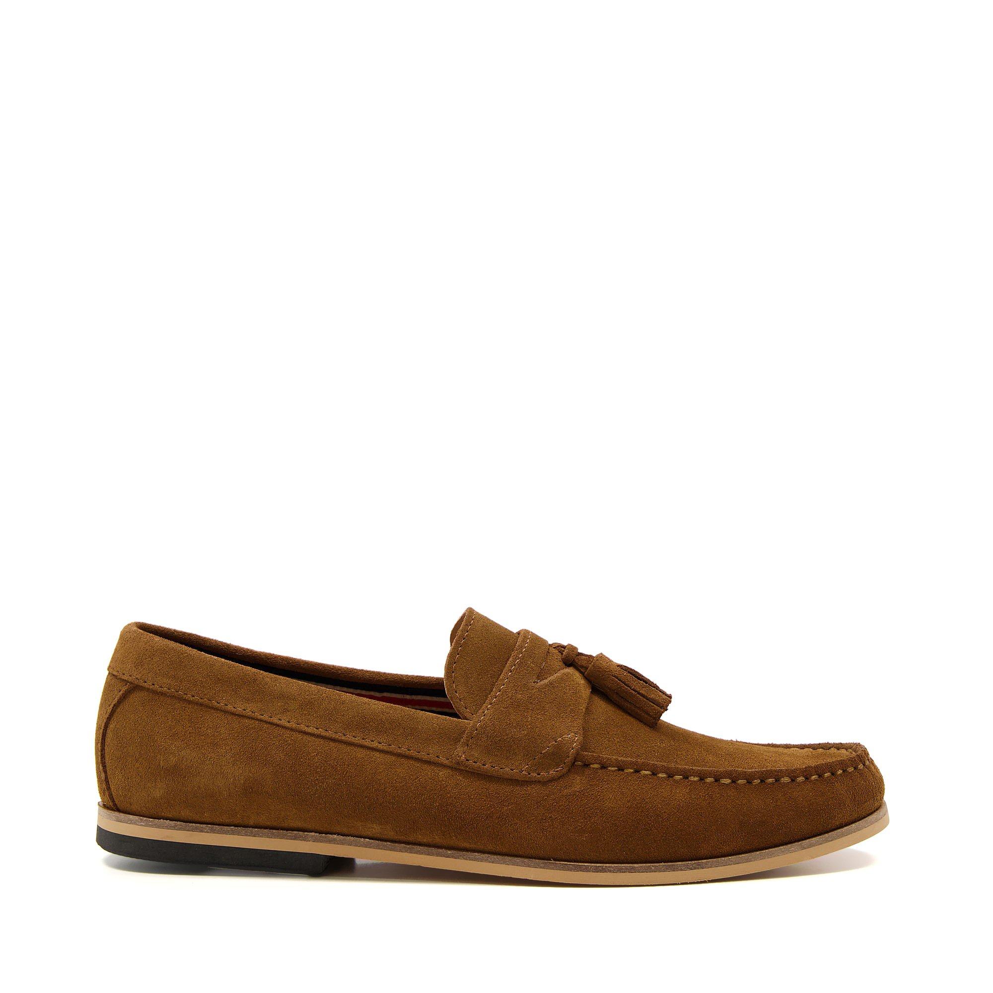 Dune London Men's Bart Loafers - Tan Suede 350 - 10 (44)
