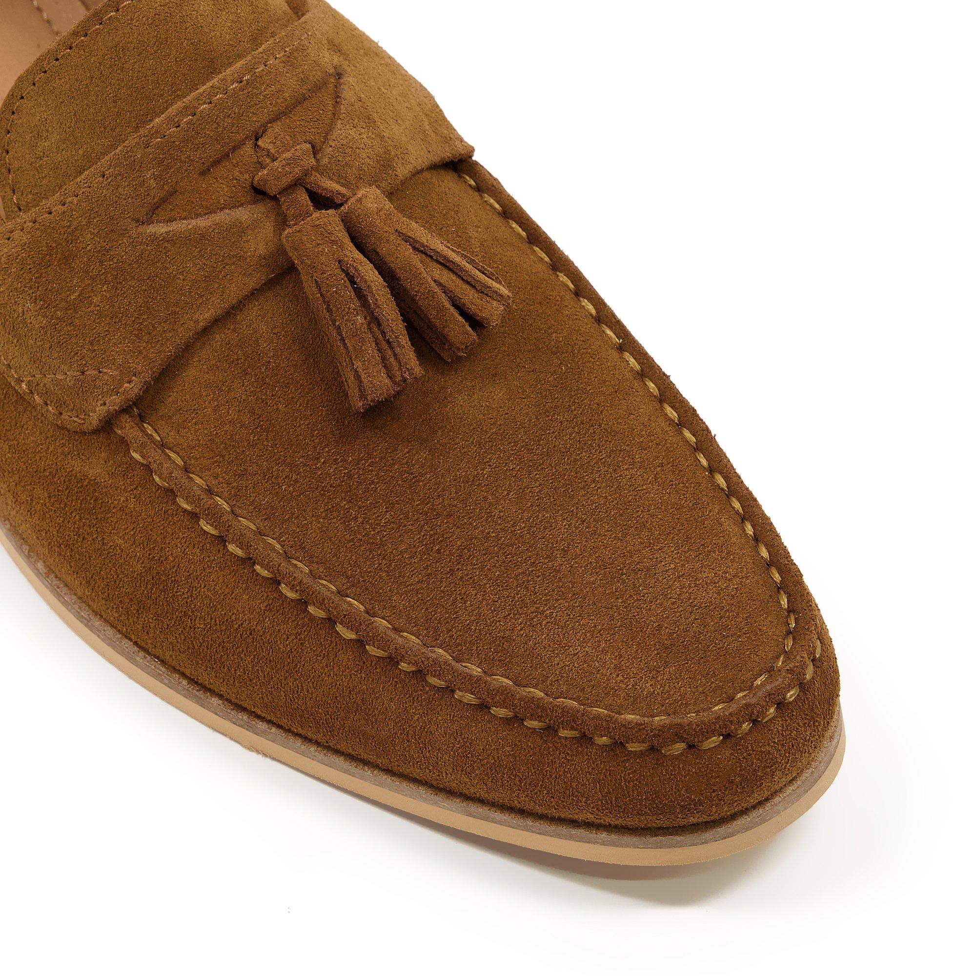 Tan Suede 350 - Dune London - Bart Loafers - 3