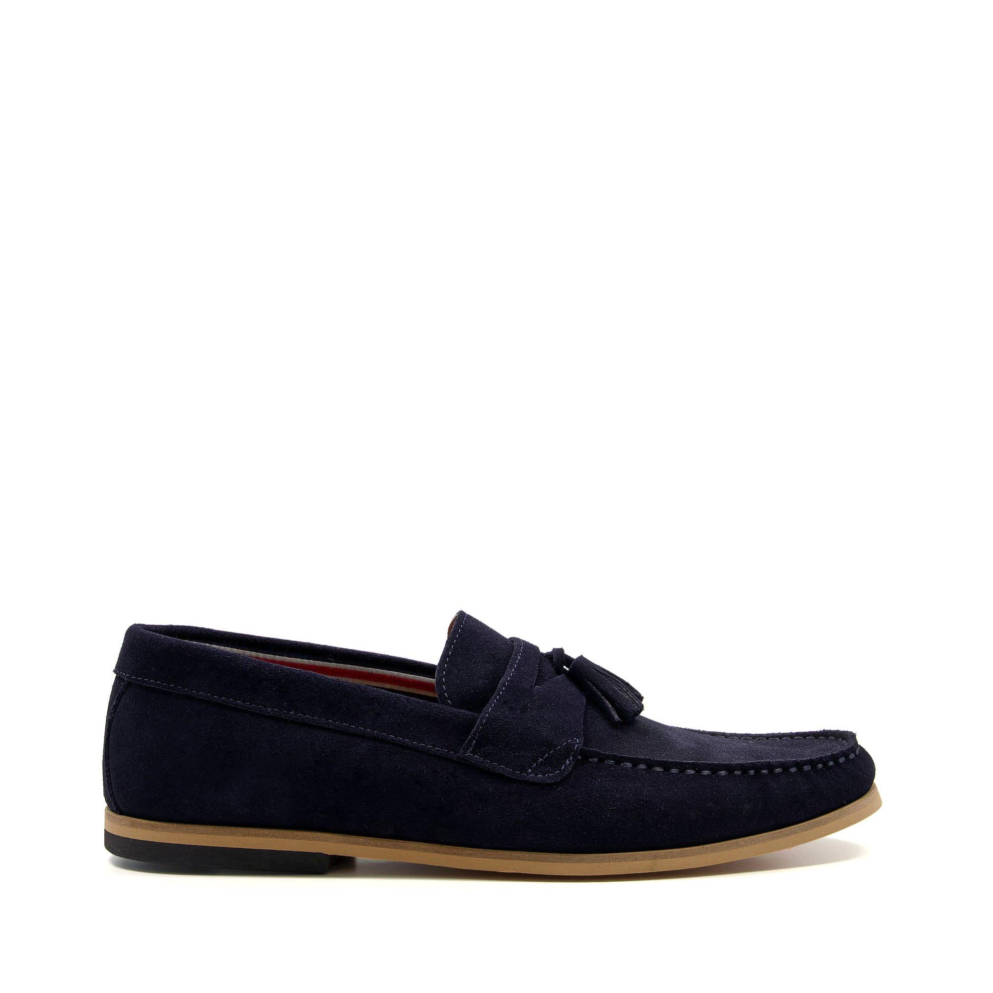 Daim marine - Dune London - Bart Loafers - 1