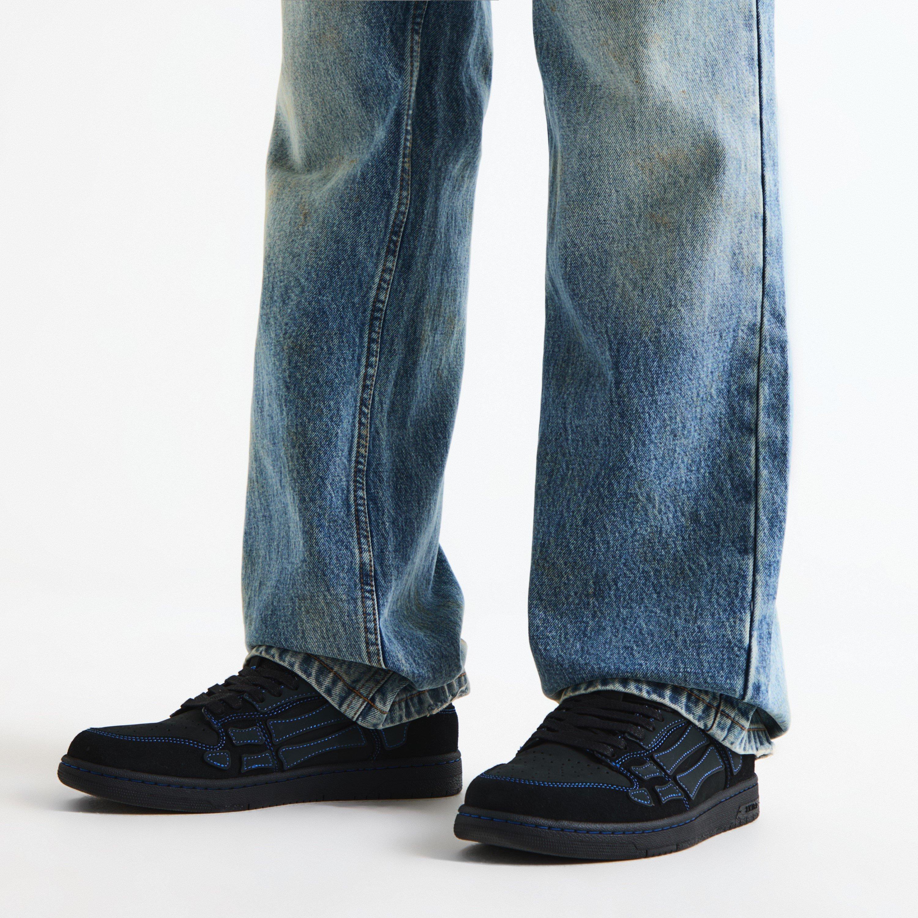 Black/Blue - Amiri - Skeleton Top Low Trainers - 3