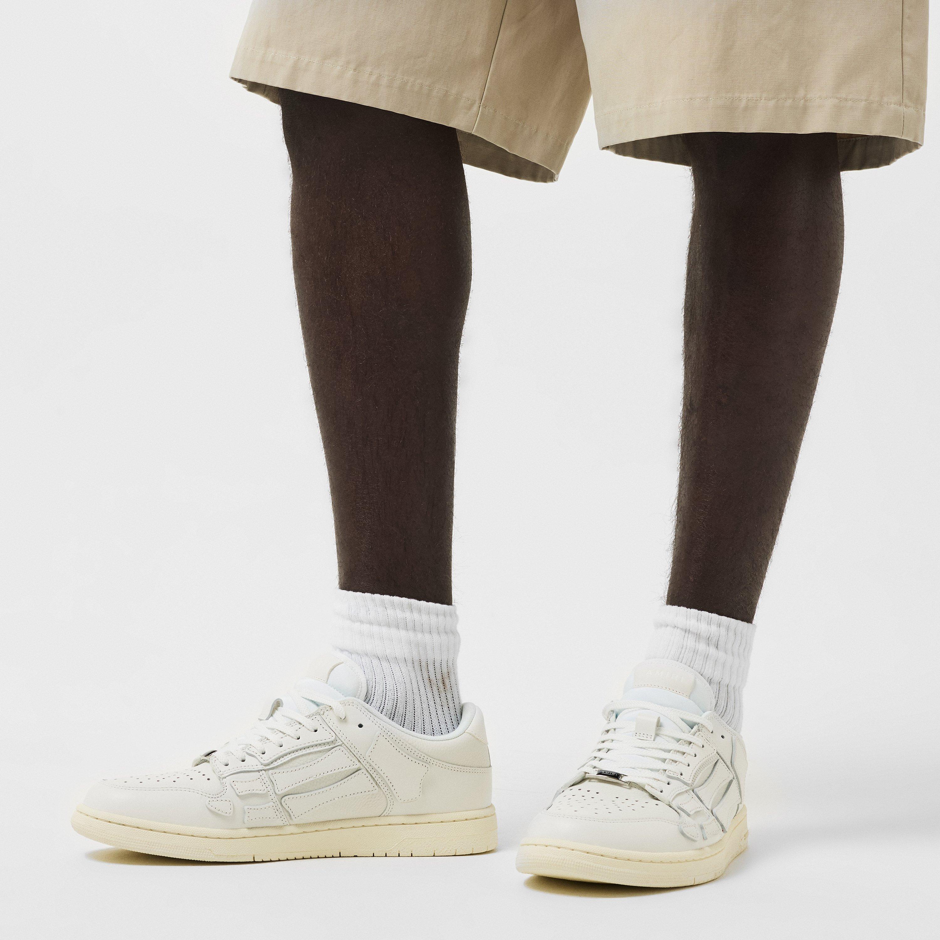 White/White - Amiri - Skeleton Top Low Trainers - 3