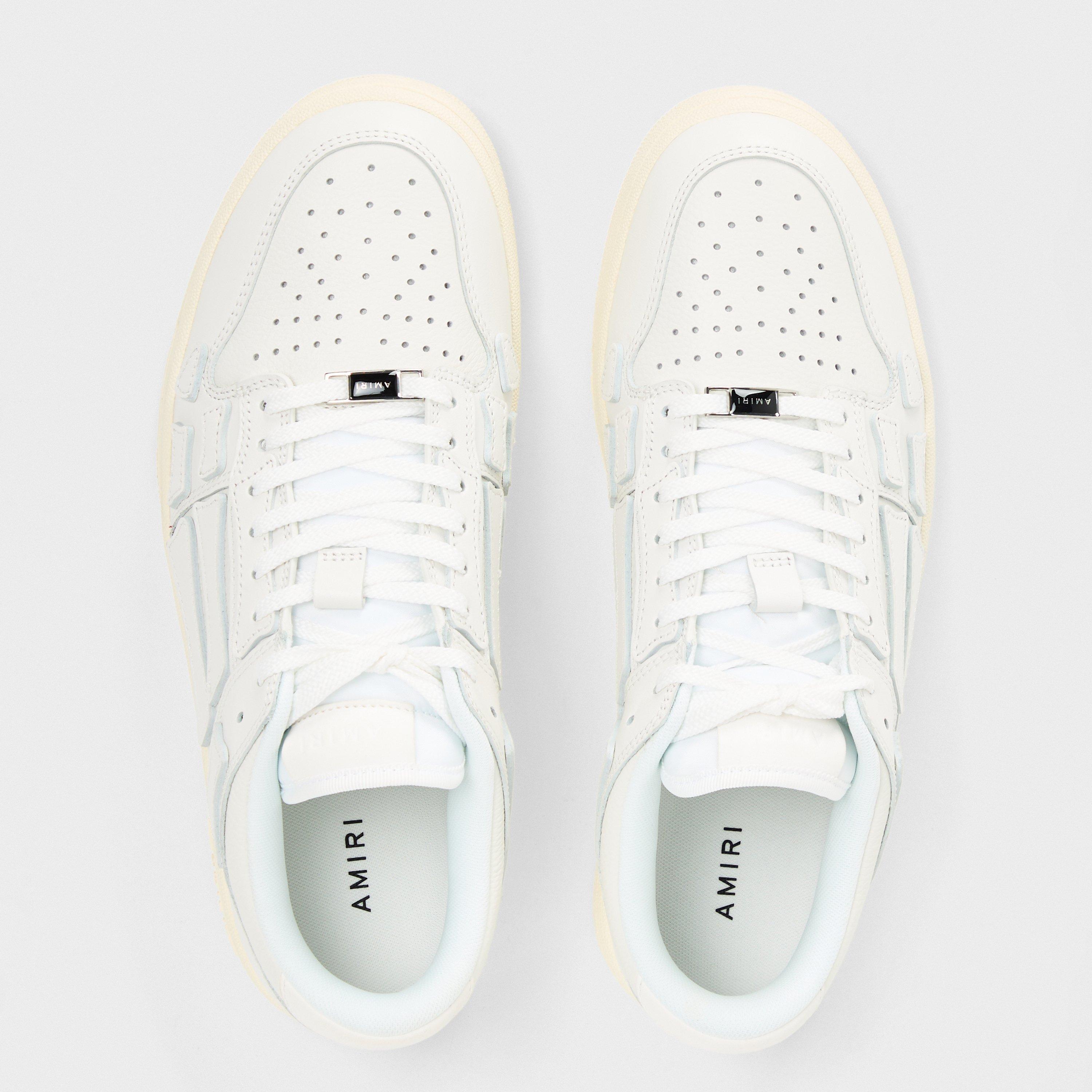 White/White - Amiri - Skeleton Top Low Trainers - 5