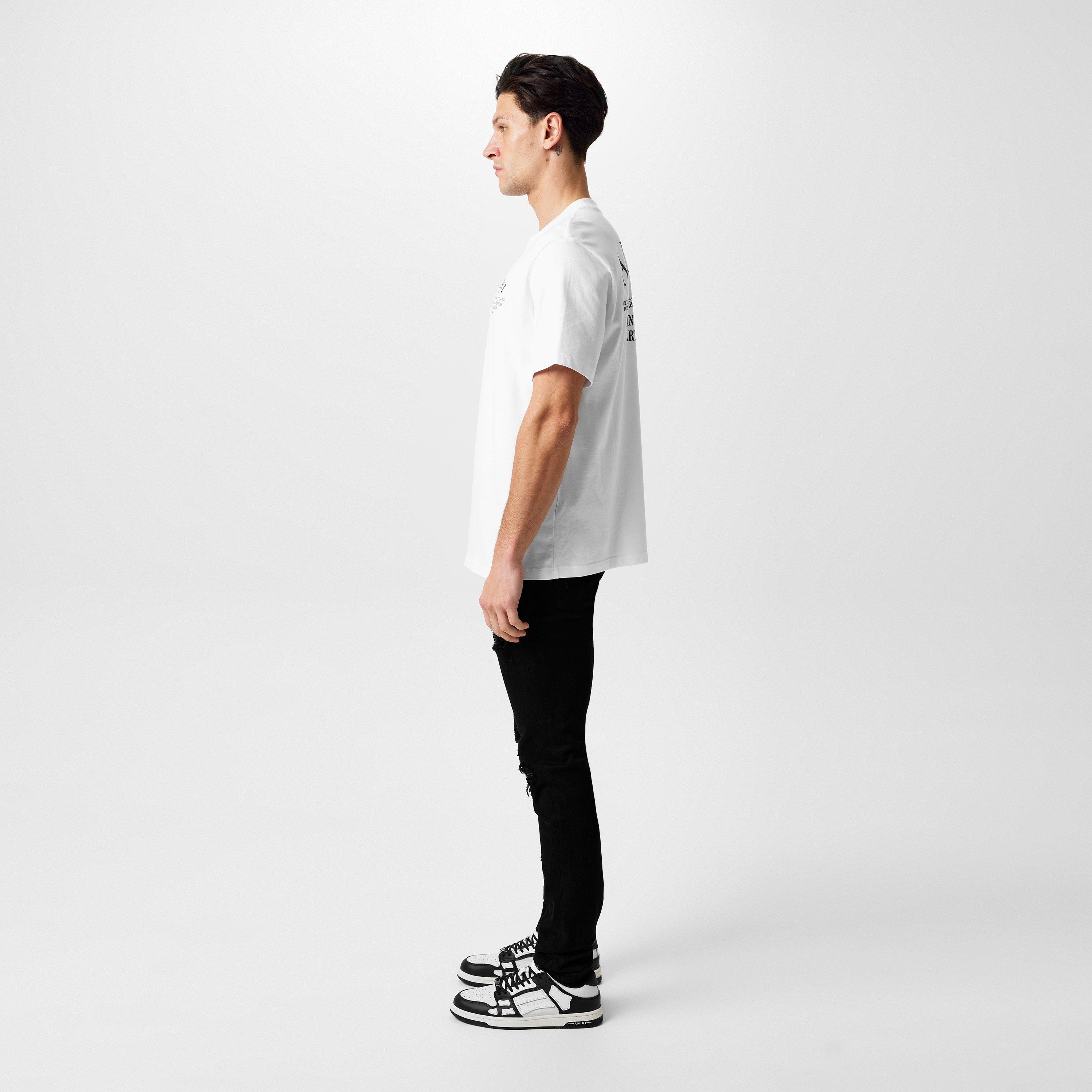 Black/White 004 - Amiri - Skeleton Top Low Trainers - 7