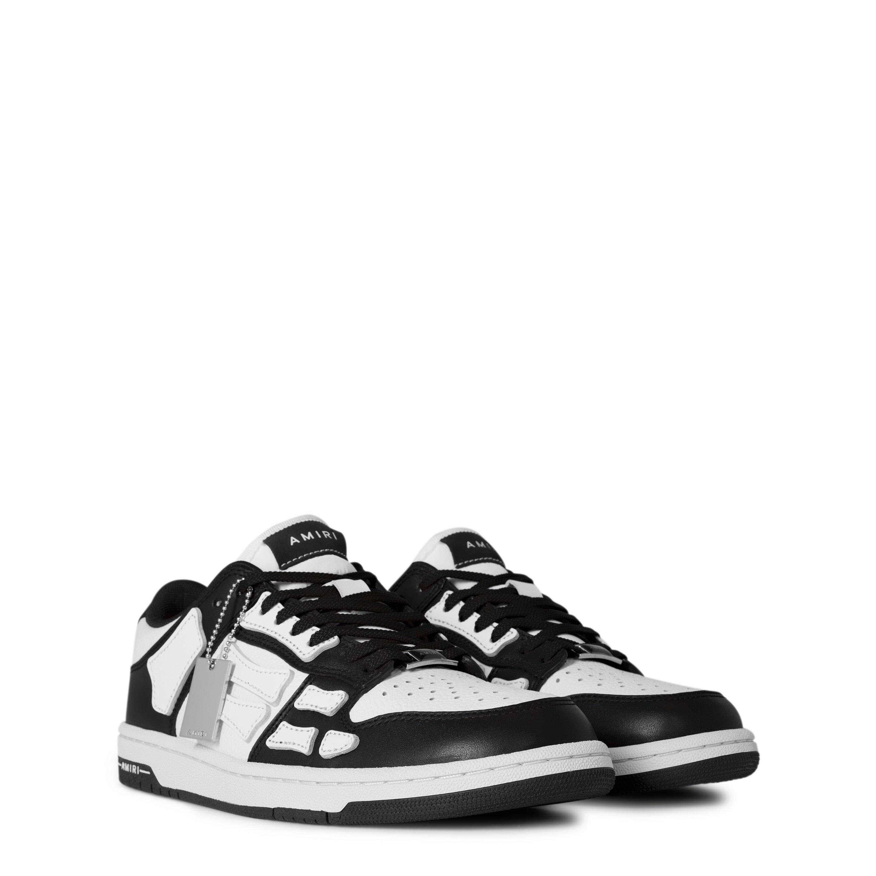 Black/White 004 - Amiri - Skeleton Top Low Trainers - 4