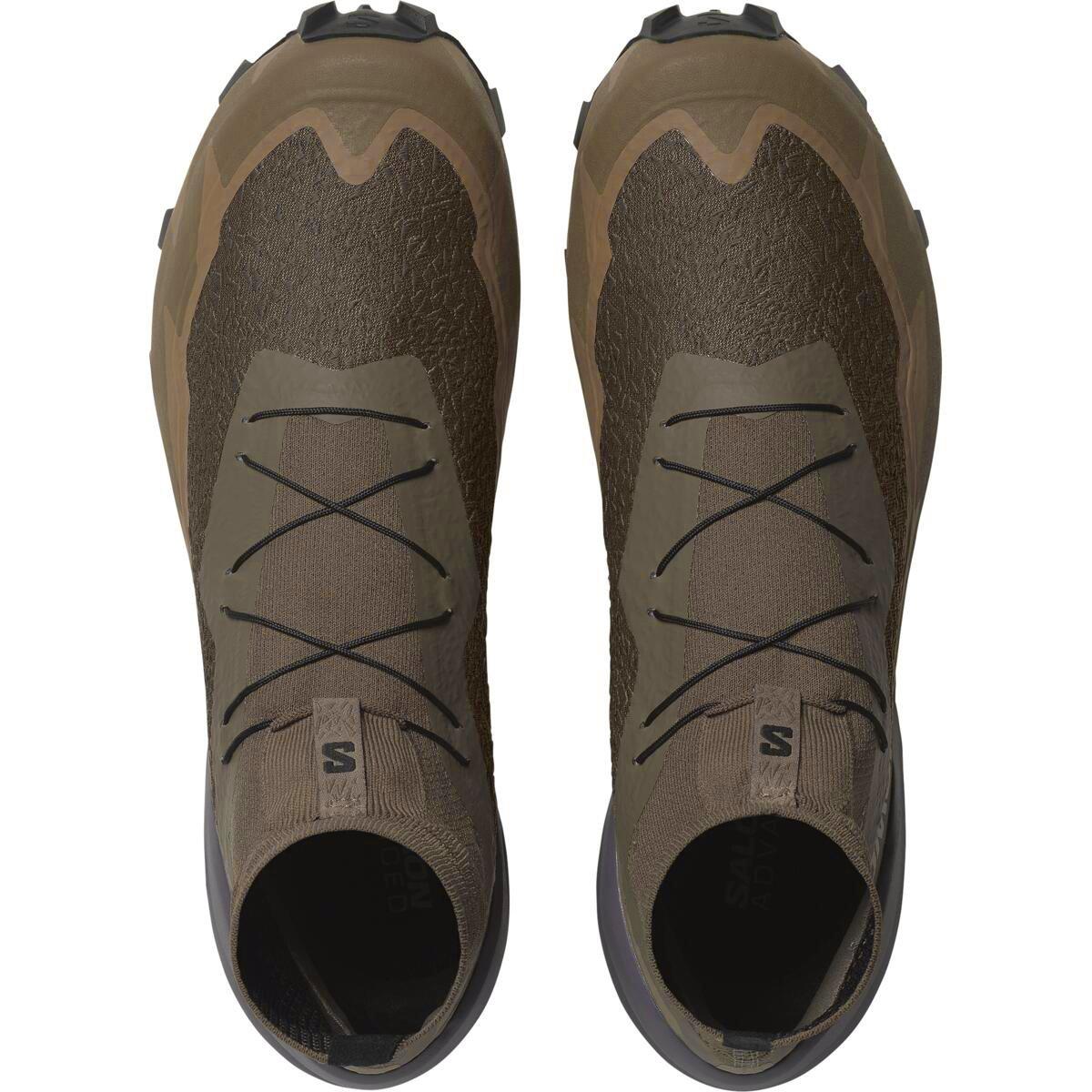 Stone Grey - Salomon - Men's Speedcross Advanced High-Top Trainers - 2