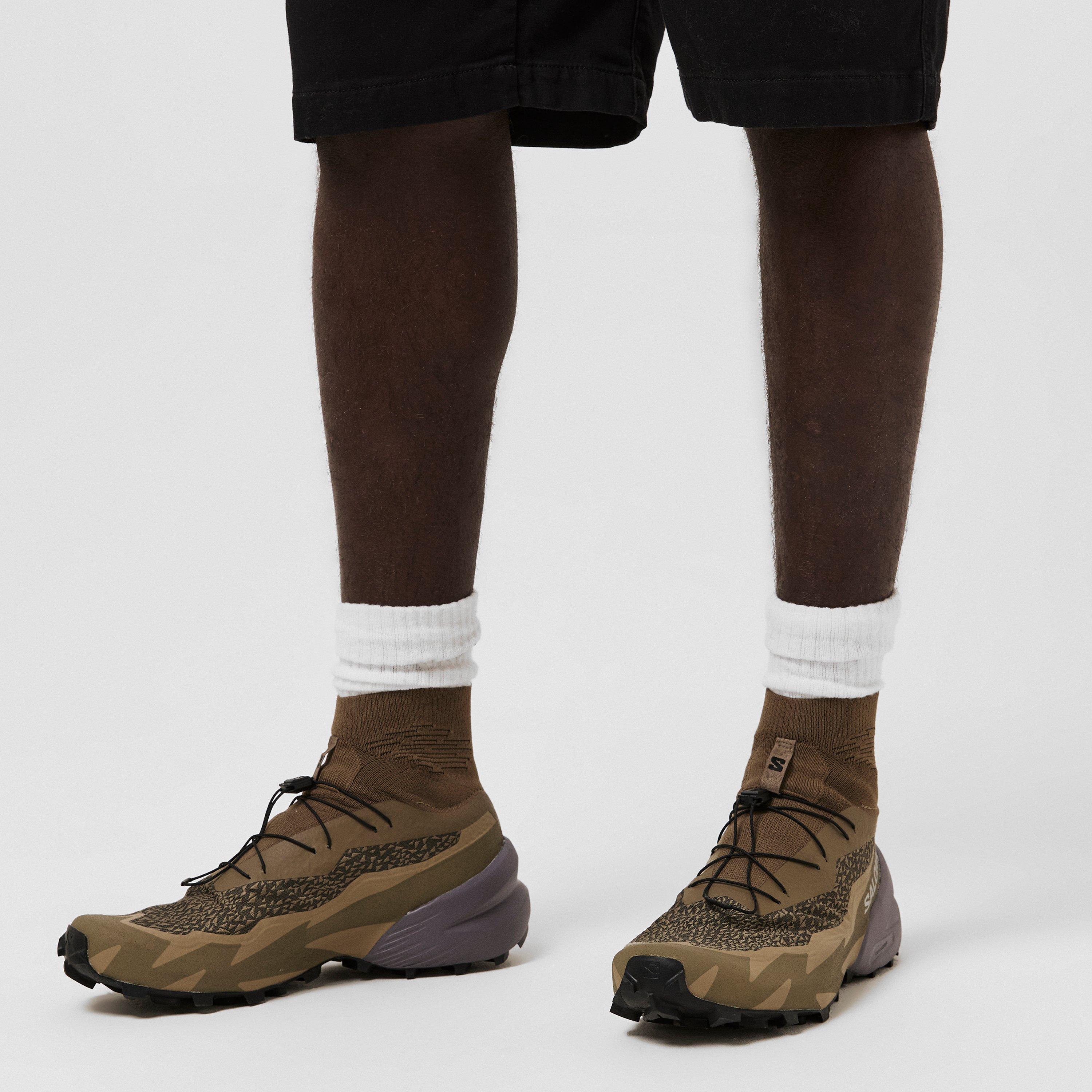 Stone Grey - Salomon - Men's Speedcross Advanced High-Top Trainers - 3