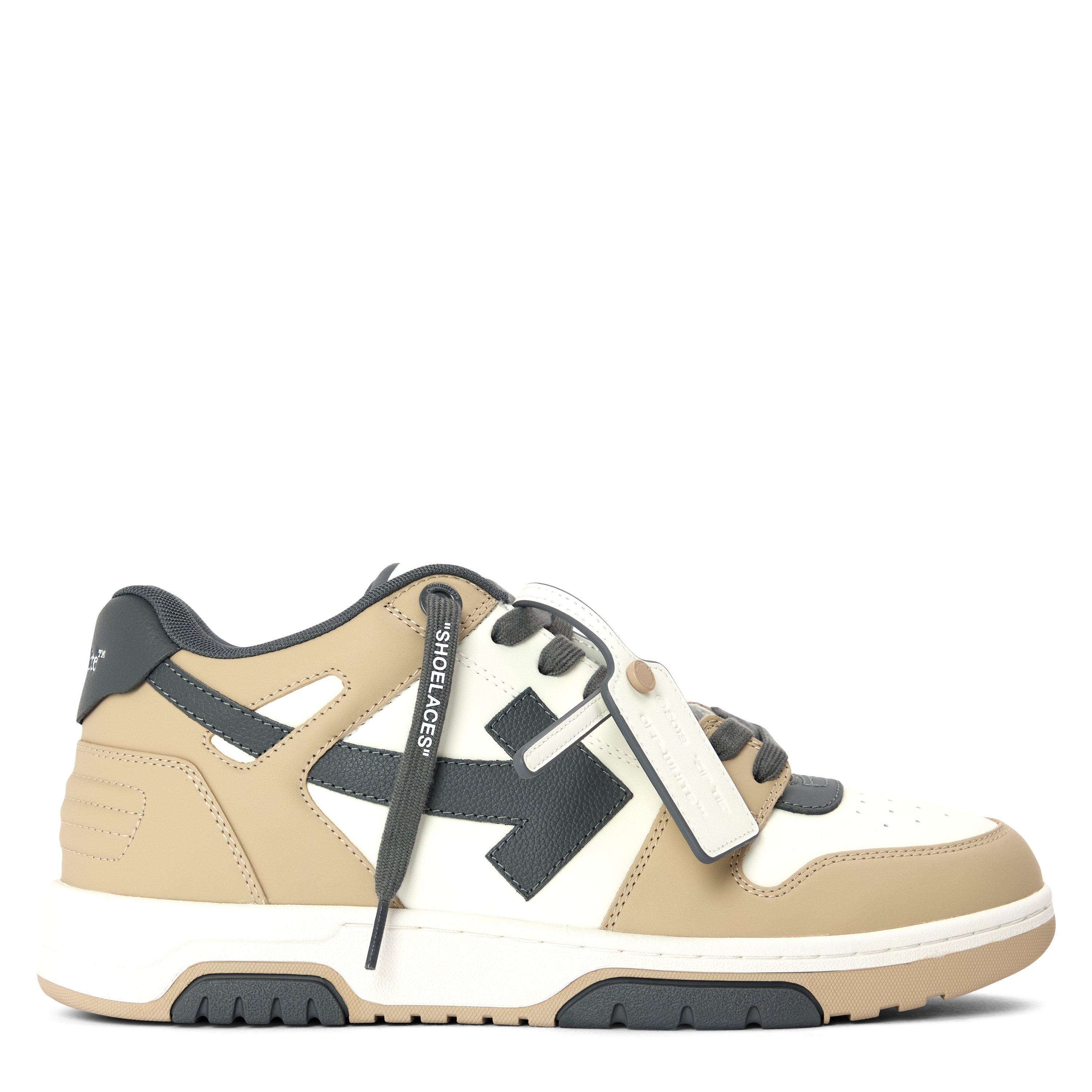 Off White Men's Out Of Office Classic Trainers, Trademark Branding - Beige/Dark - 7 (41)