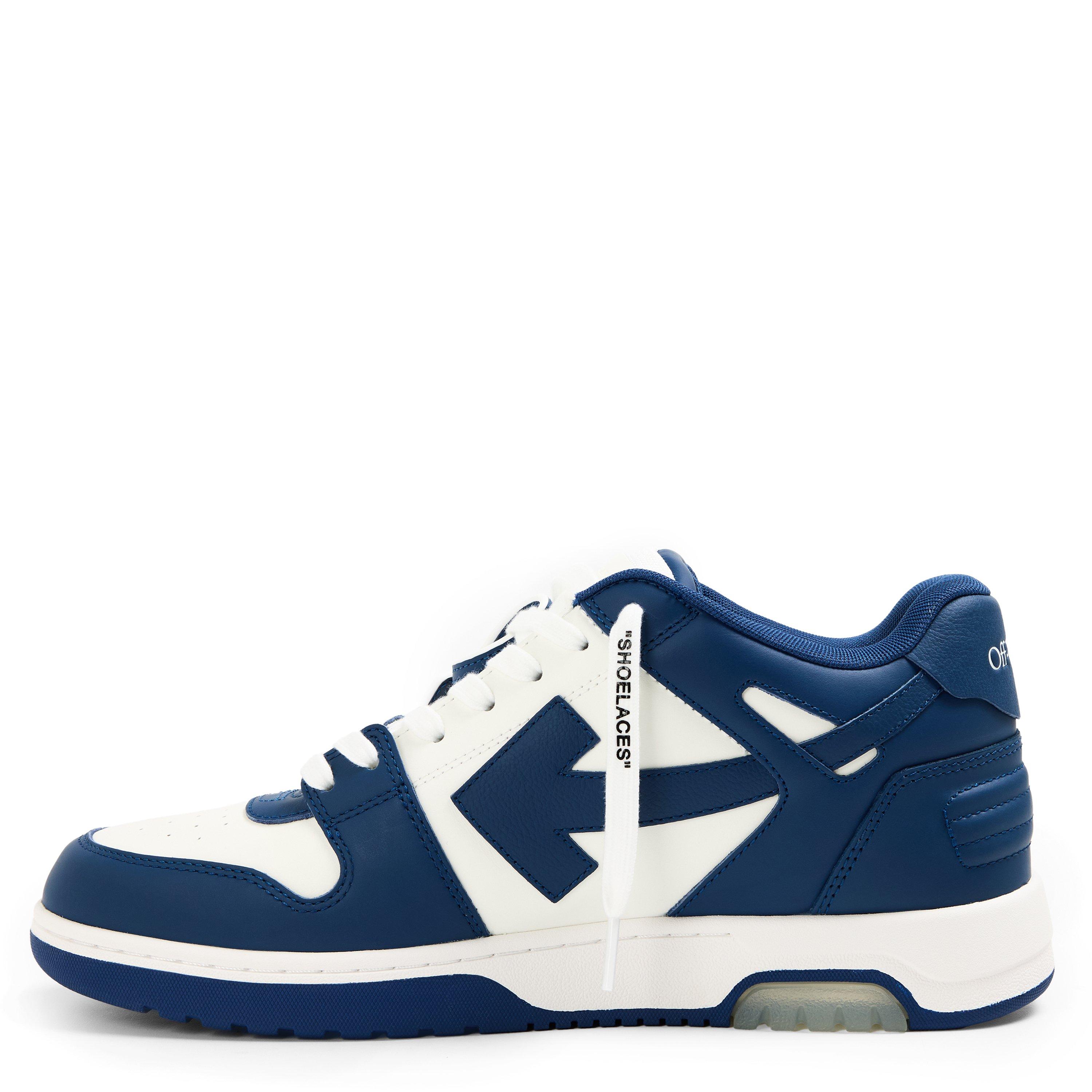 Royal Blue - Off White - Men's Out Of Office Classic Trainers, Trademark Branding - 2