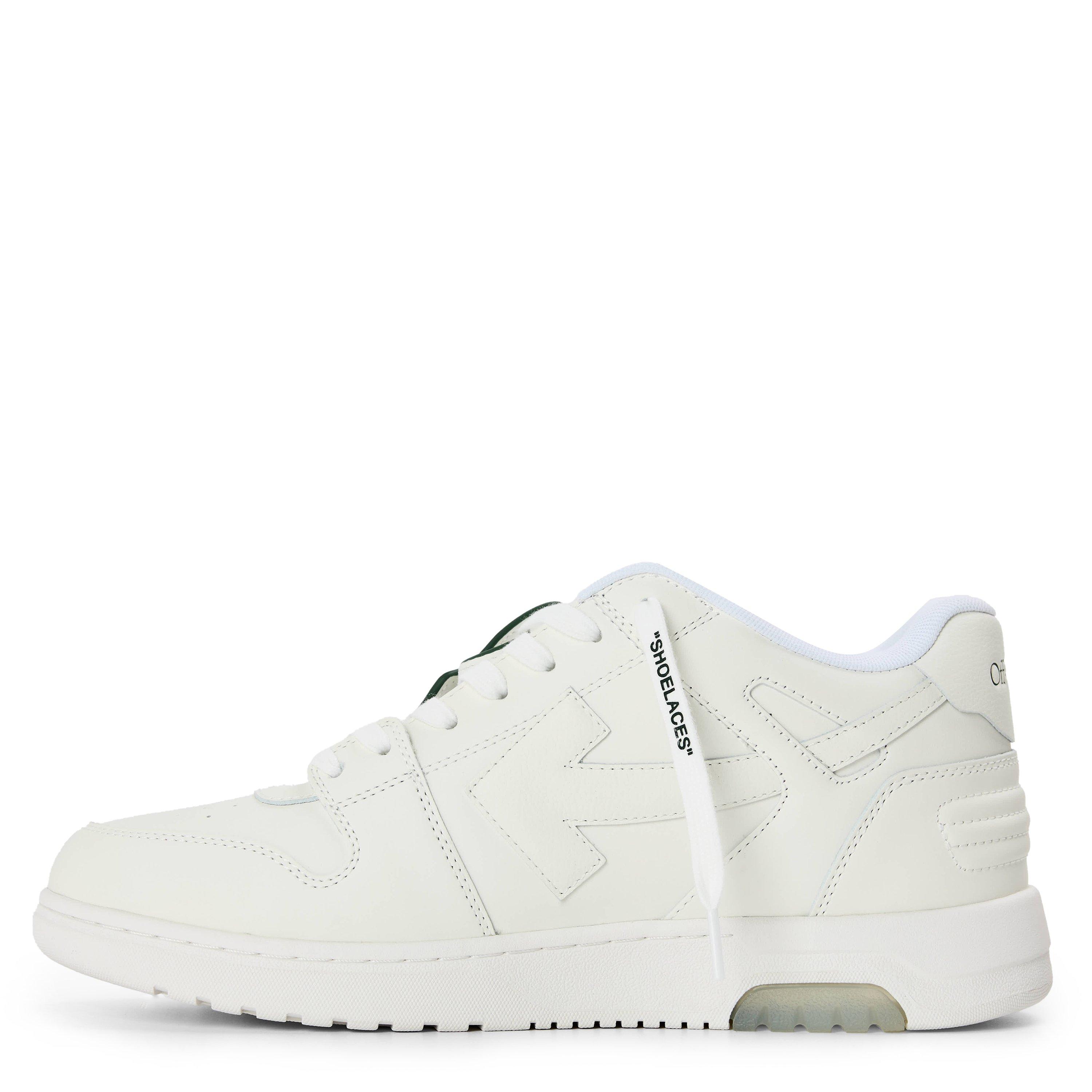 Branco/Verde - Off White - Men's Out Of Office Classic Trainers, Trademark Branding - 2