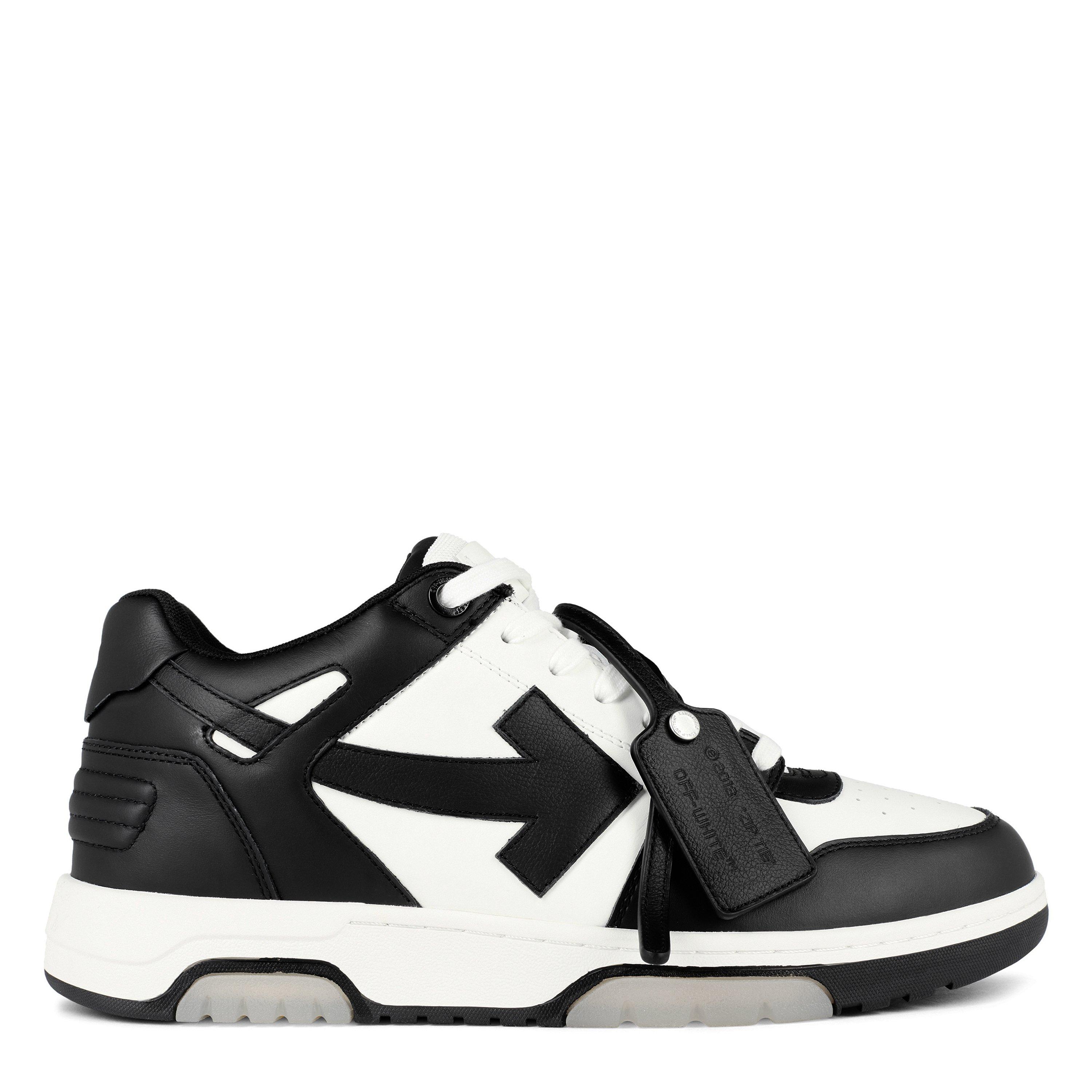 Black/White - Off White - Men's Out Of Office Classic Trainers, Trademark Branding - 1
