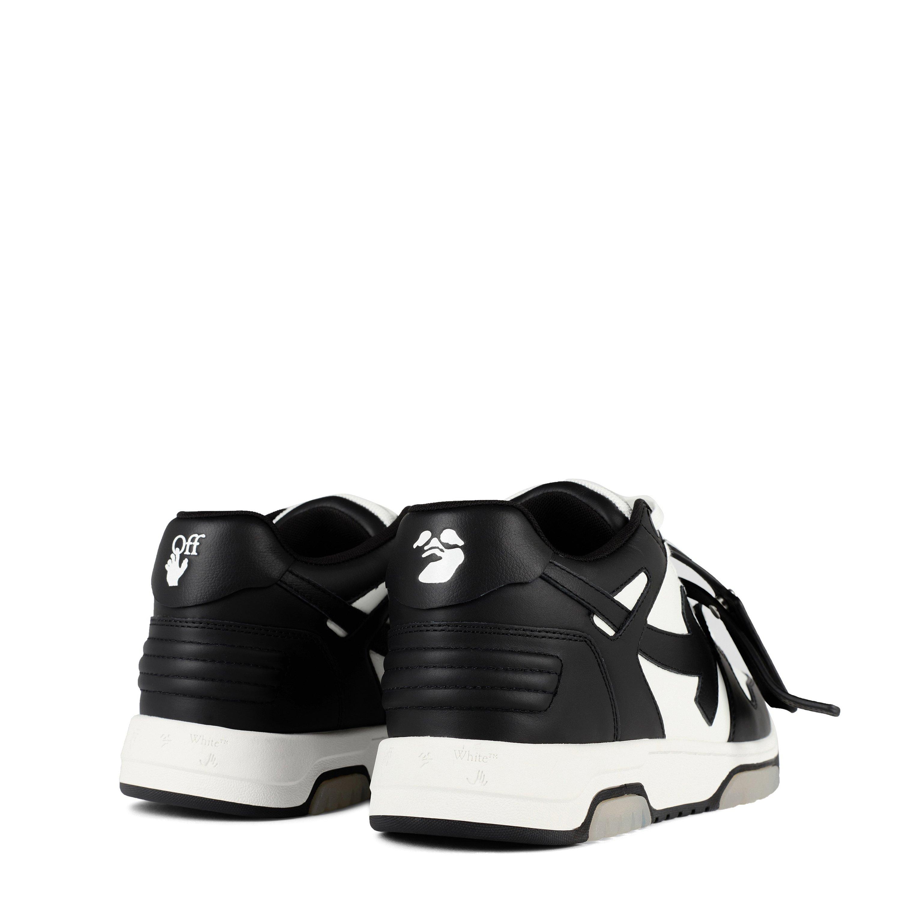 Black/White - Off White - Men's Out Of Office Leather Low-Top Trainers - 5