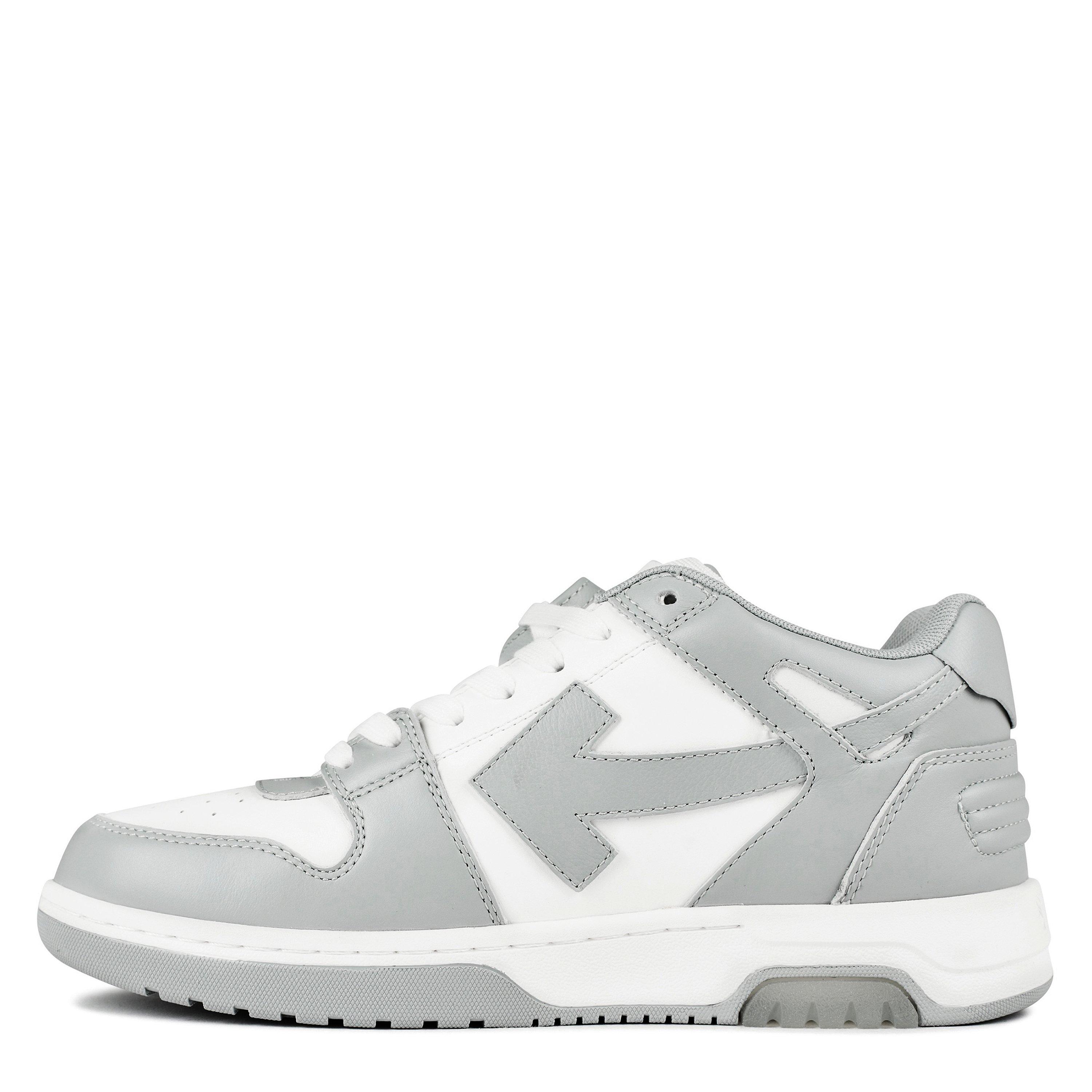 Grey/White - Off White - Men's Out Of Office Classic Trainers, Trademark Branding - 3