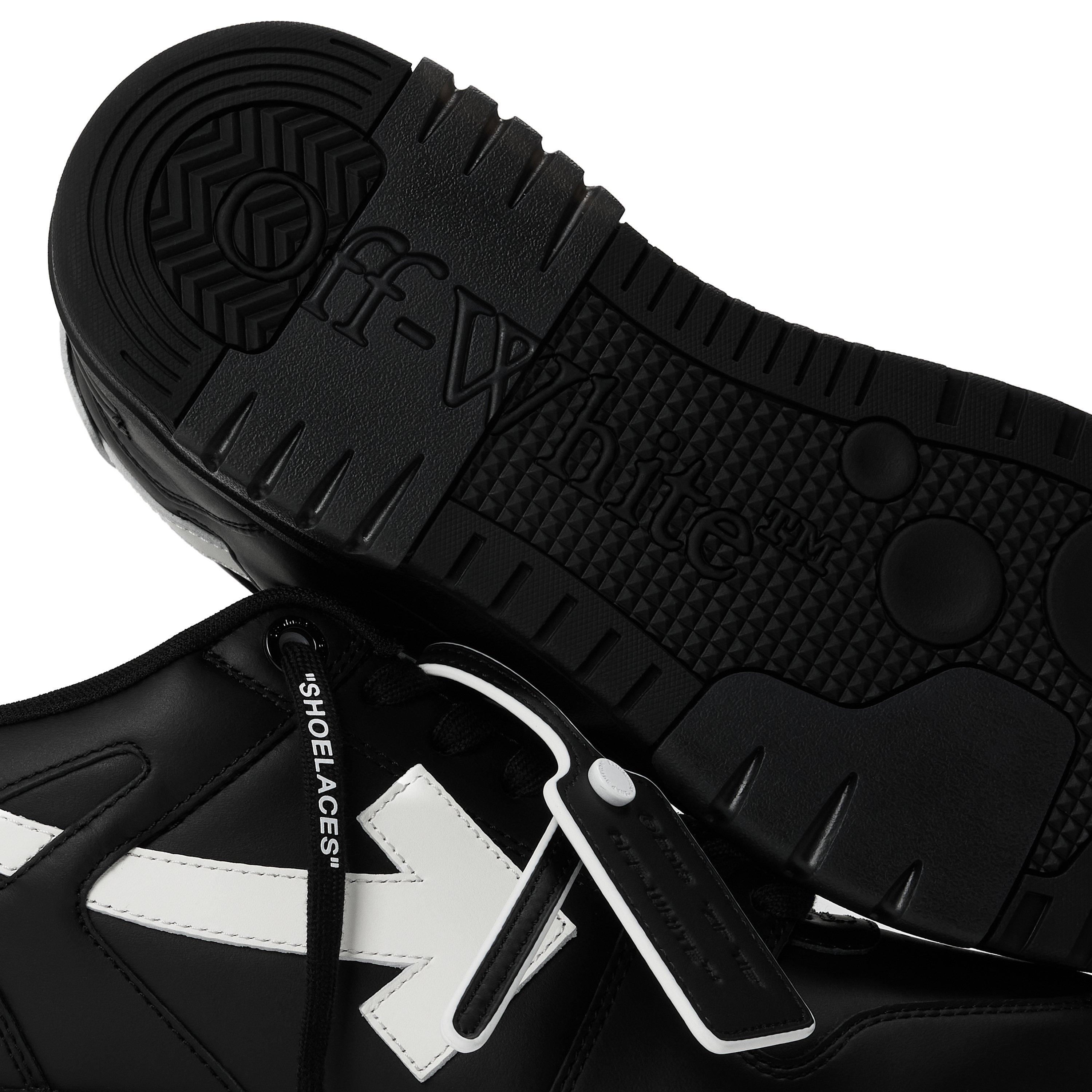 Black/Black - Off White - Men's Out Of Office Classic Trainers, Trademark Branding - 3