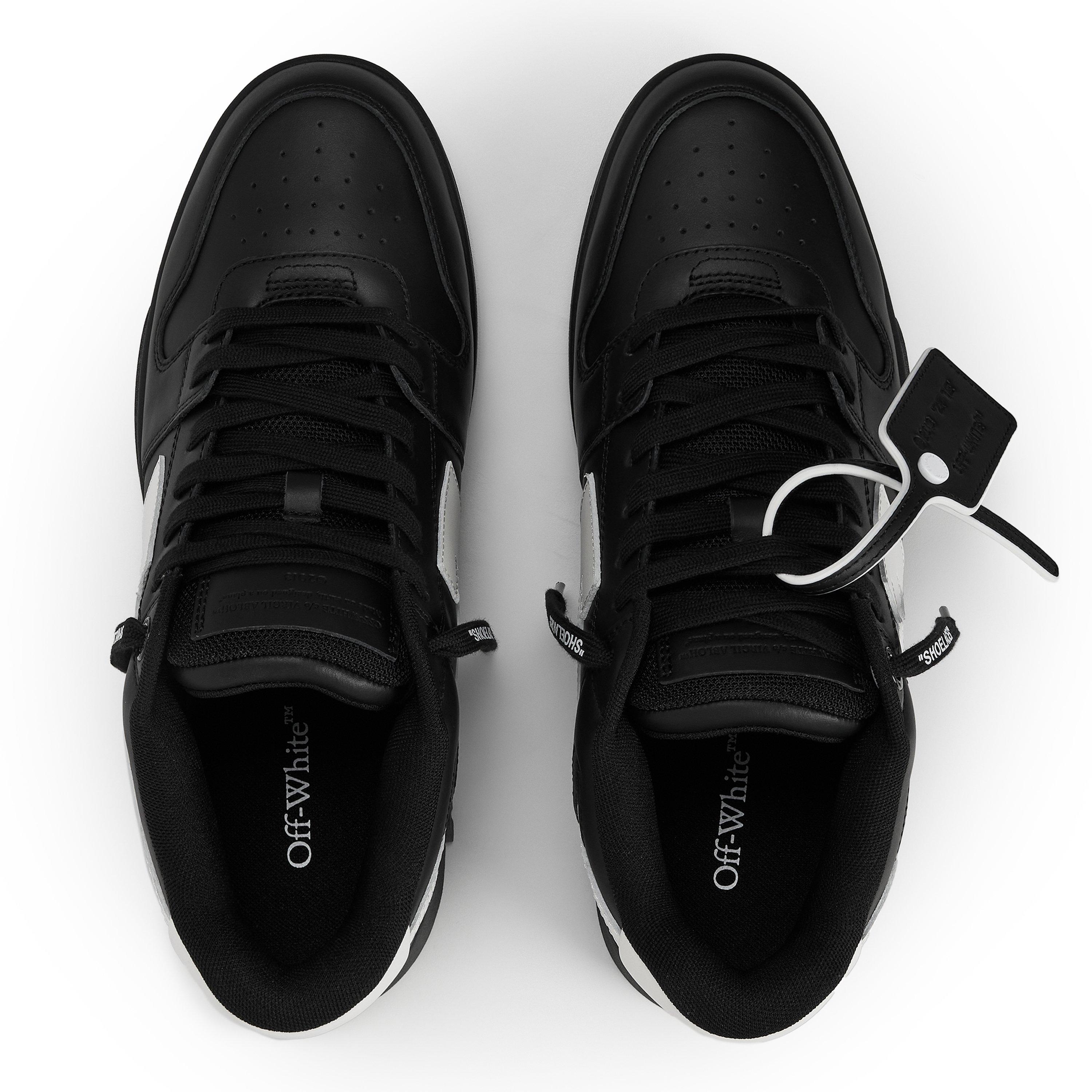 Black/Black - Off White - Men's Out Of Office Classic Trainers, Trademark Branding - 4