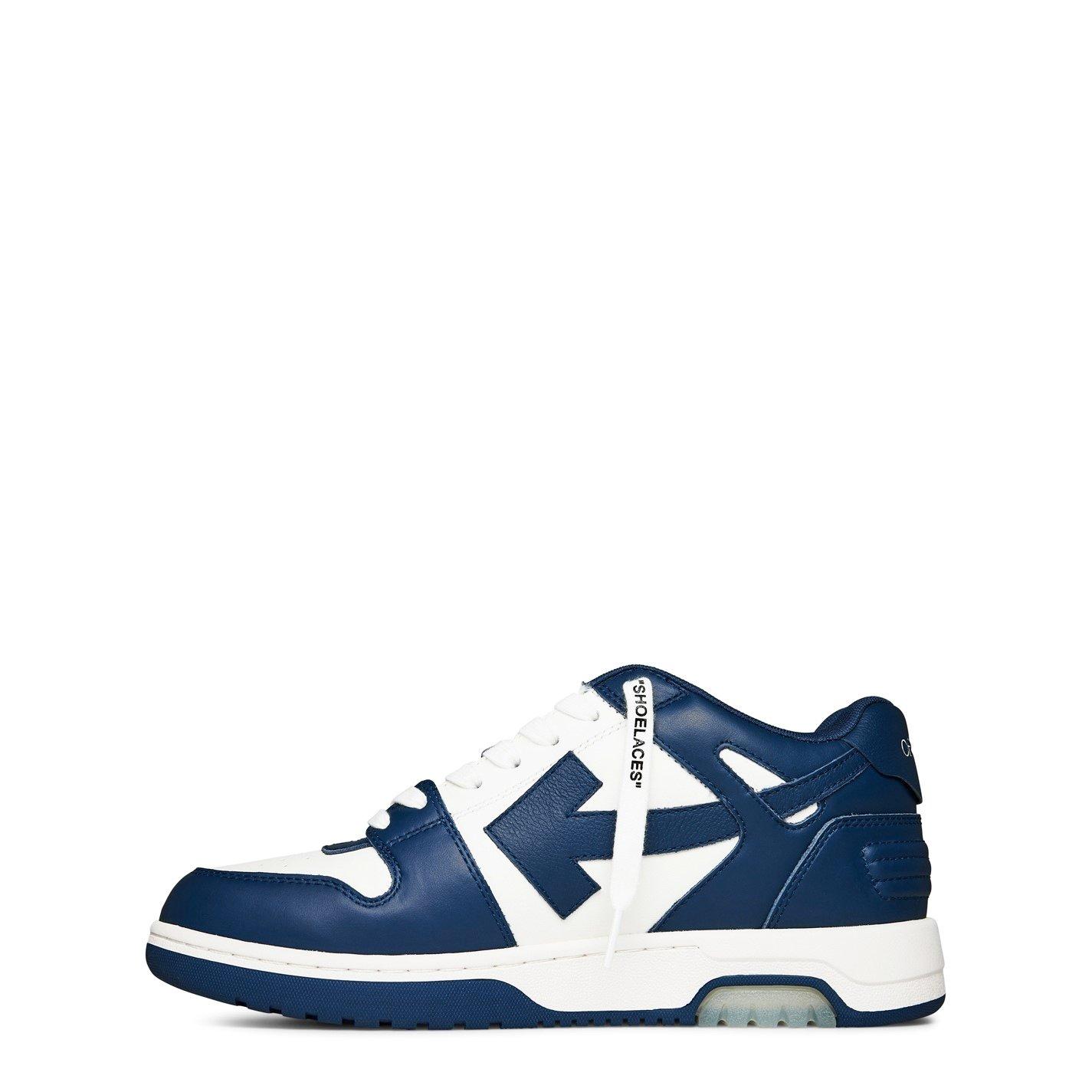 Navy/White - Off White - Men's Out Of Office Classic Trainers, Trademark Branding - 3