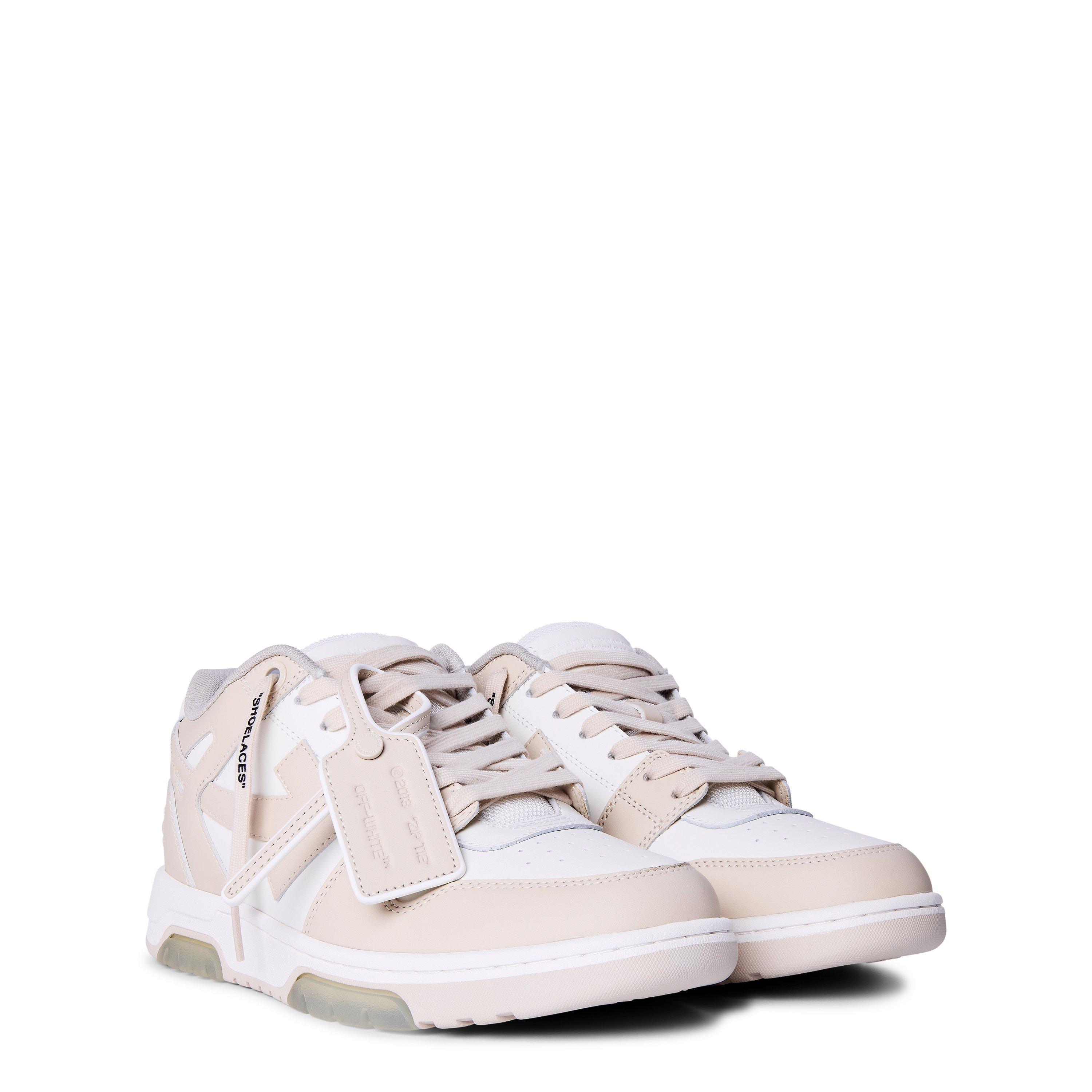 Beige/White - Off White - Men's Out Of Office Classic Trainers, Trademark Branding - 3