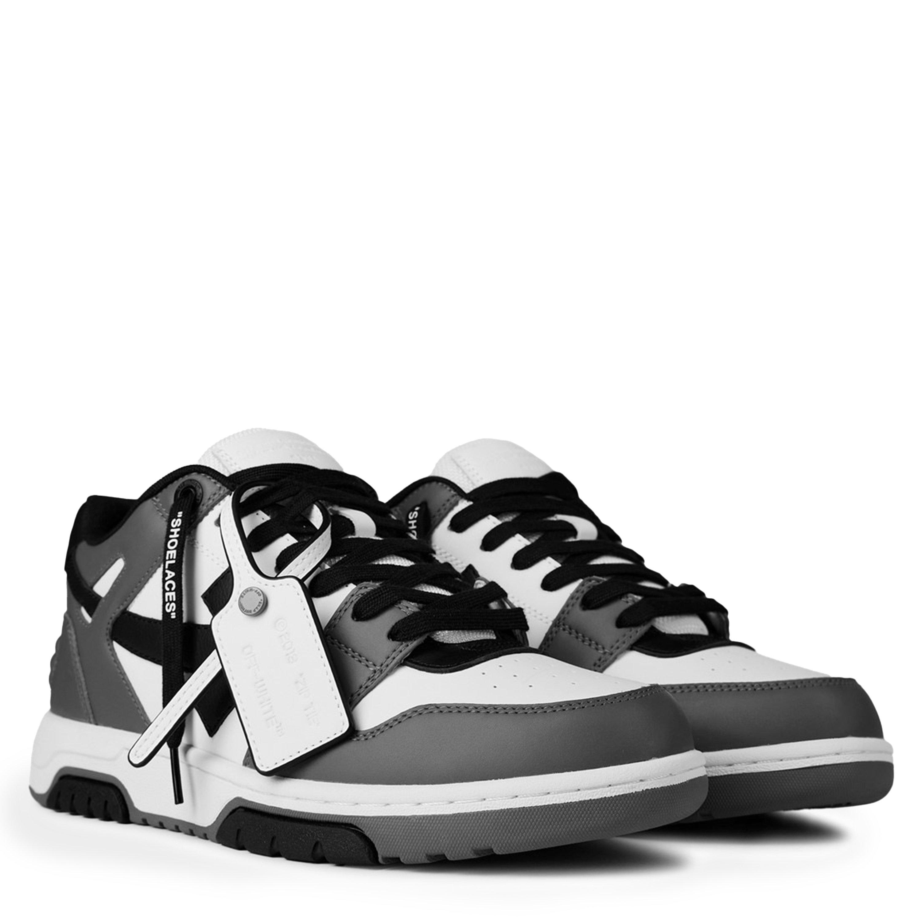 Grey/Wht/Blk - Off White - Men's Out Of Office Classic Trainers, Trademark Branding - 4