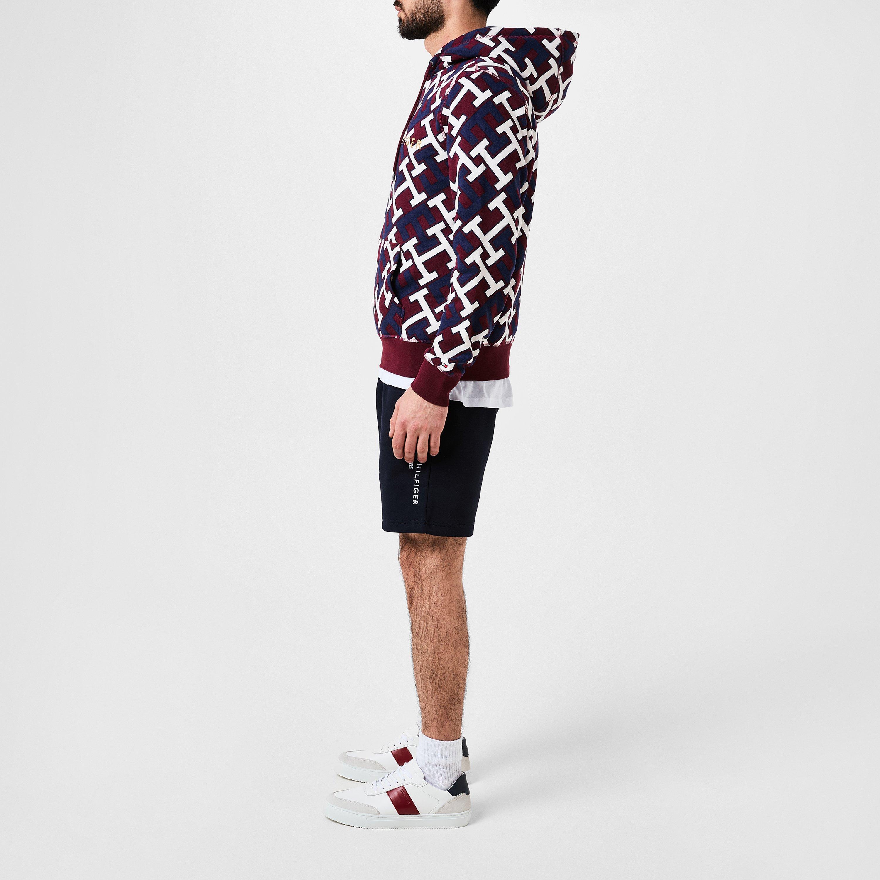 White/Red/Navy - Tommy Hilfiger - Premium Cupsole Stripe Leather - 6