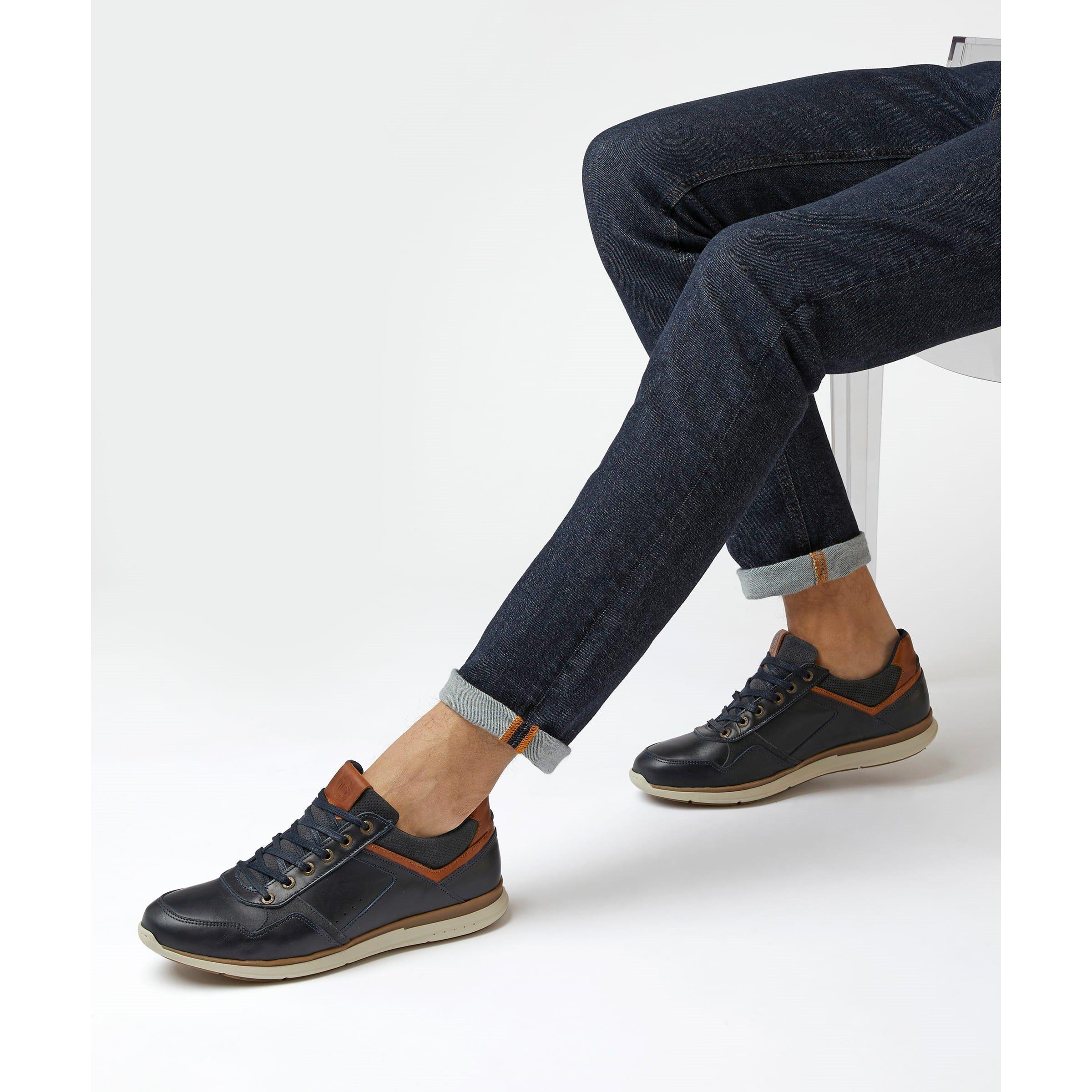 Navy 494 - Dune London - Thymes Trainers - 5