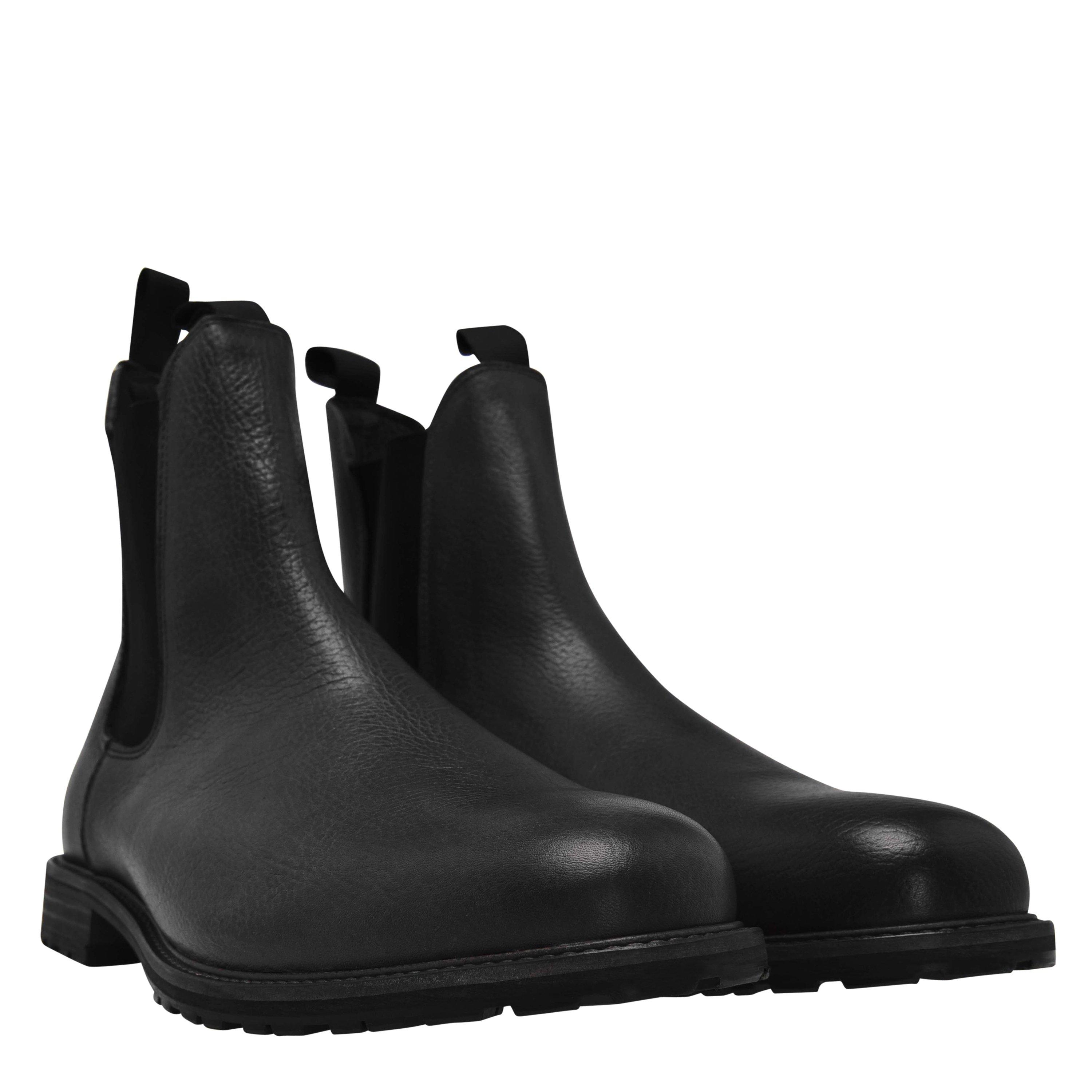110 Black - Shoe The Bear - York Leather Ankle Boots - 4