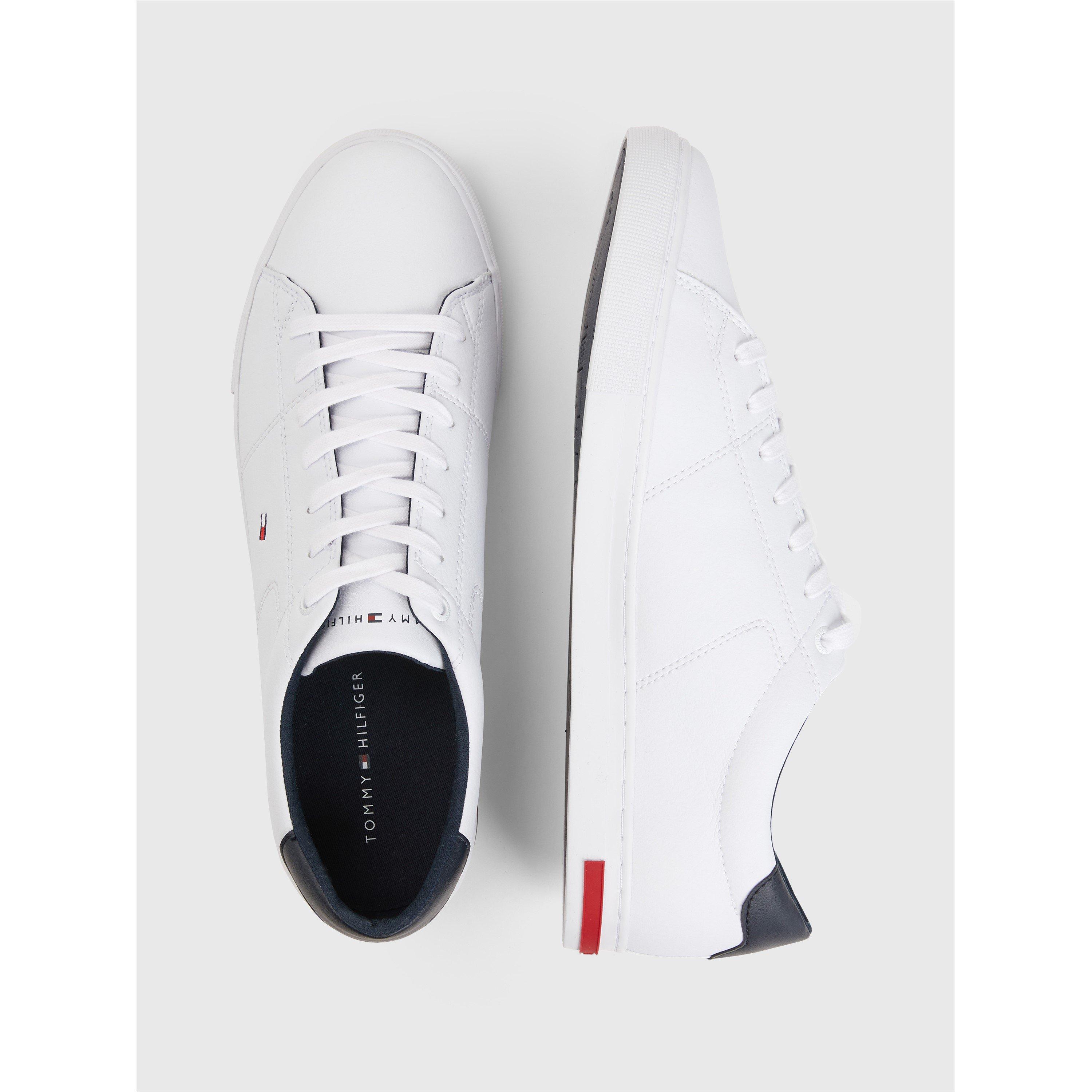 White YBR - Tommy Hilfiger - Essential Tie Detail Trainers - 2