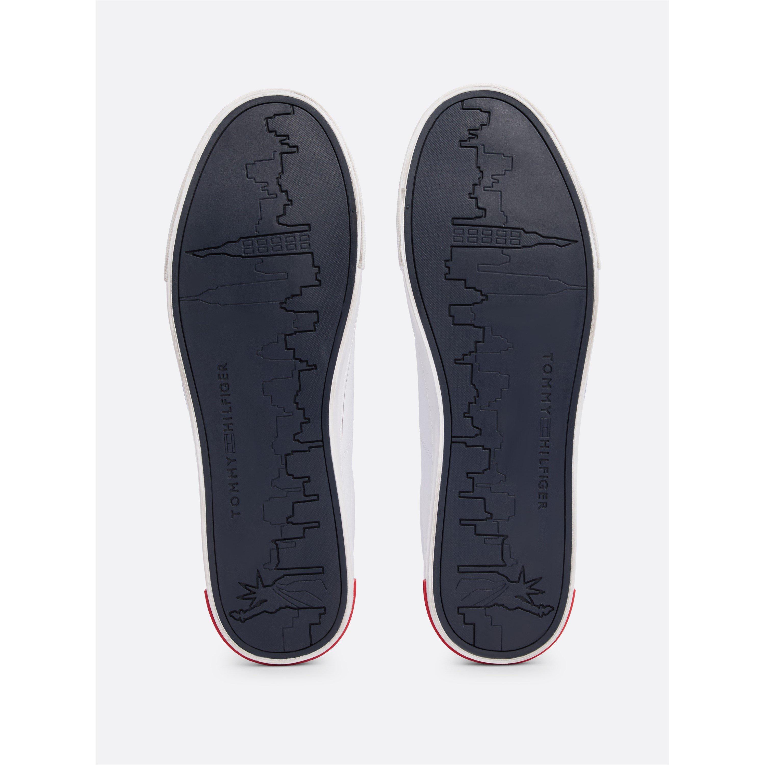 White YBR - Tommy Hilfiger - Essential Tie Detail Trainers - 8