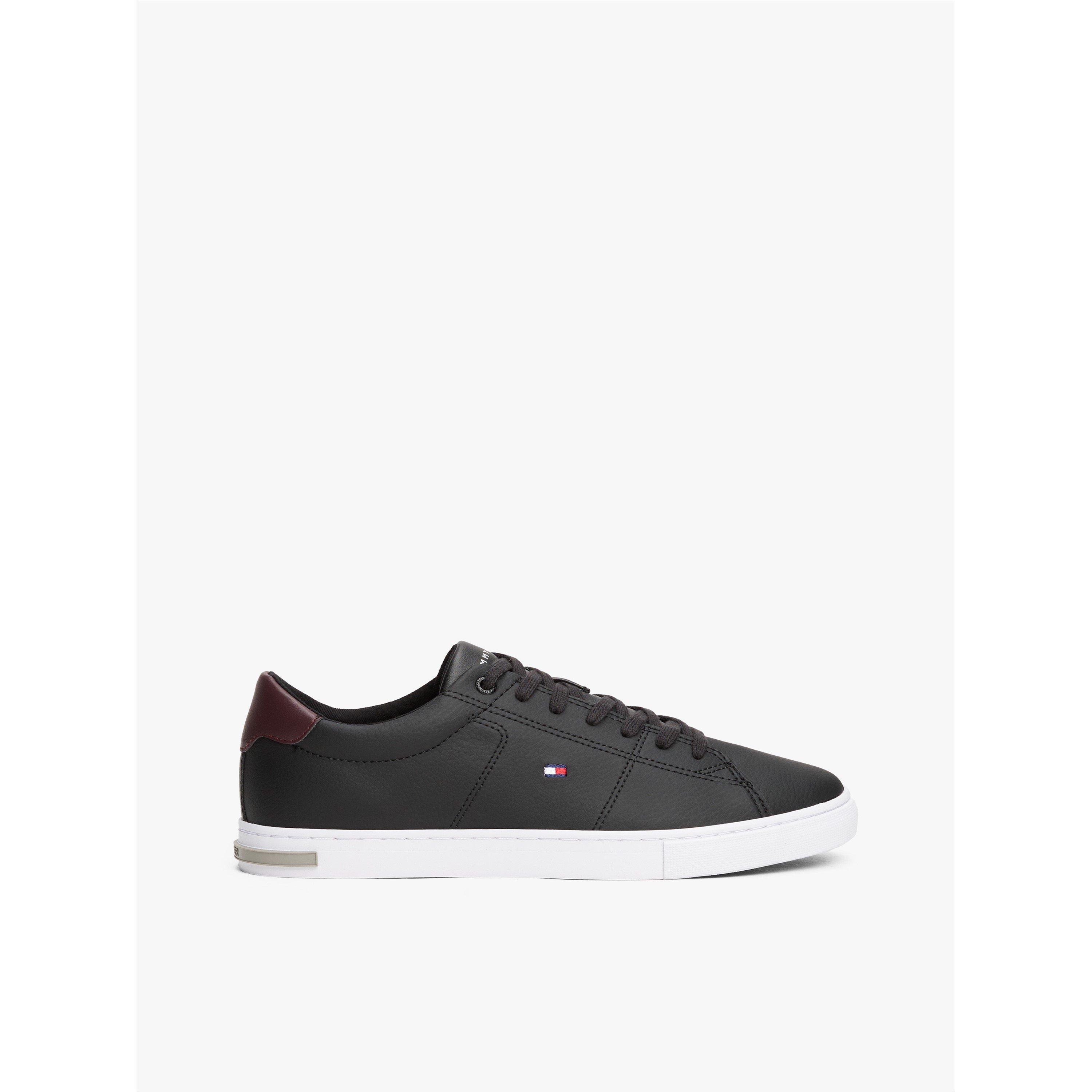 Tommy Hilfiger Essential Tie Detail Trainers - Black BDS - Size 7 (41)