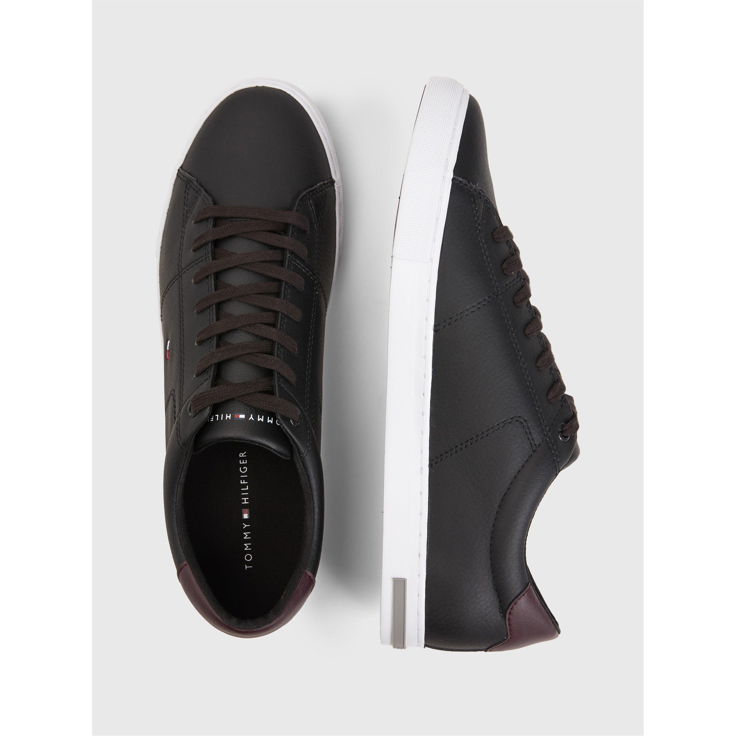 Black BDS - Tommy Hilfiger - Essential Tie Detail Trainers - 3
