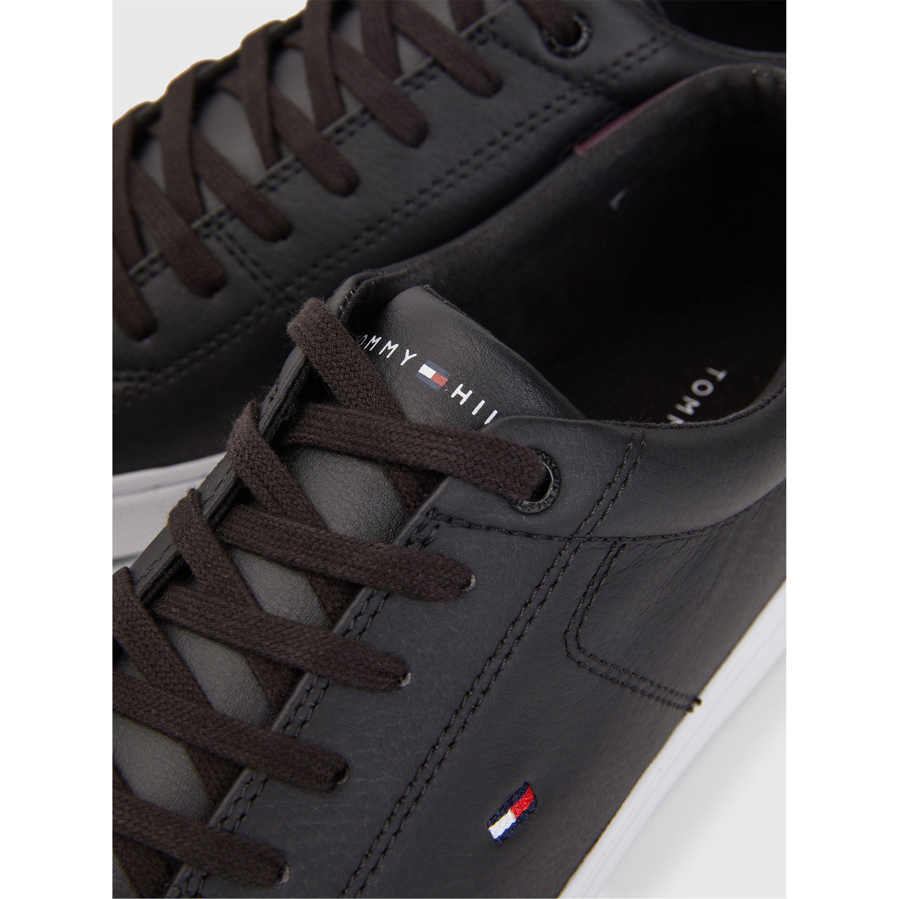 Black BDS - Tommy Hilfiger - Essential Tie Detail Trainers - 4