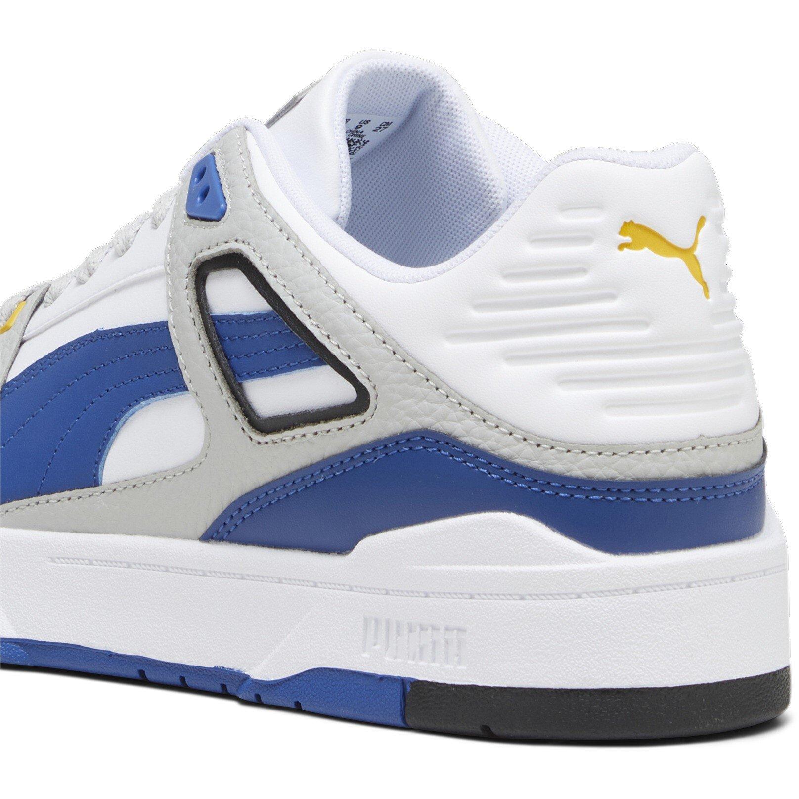 Wht/Clyde Royal - Puma - Slipstream Leather Mens Shoes - 5