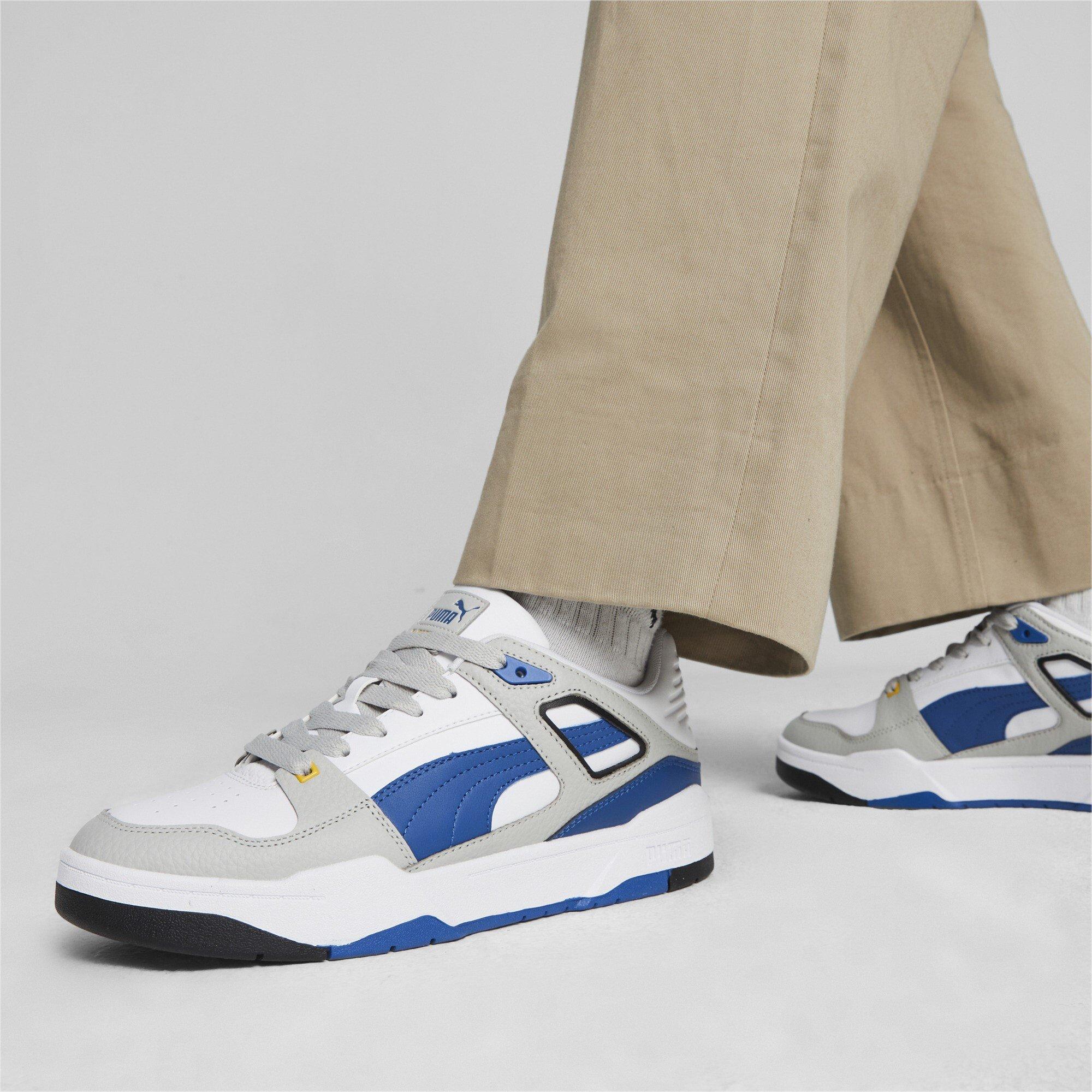 Wht/Clyde Royal - Puma - Slipstream Leather Mens Shoes - 7