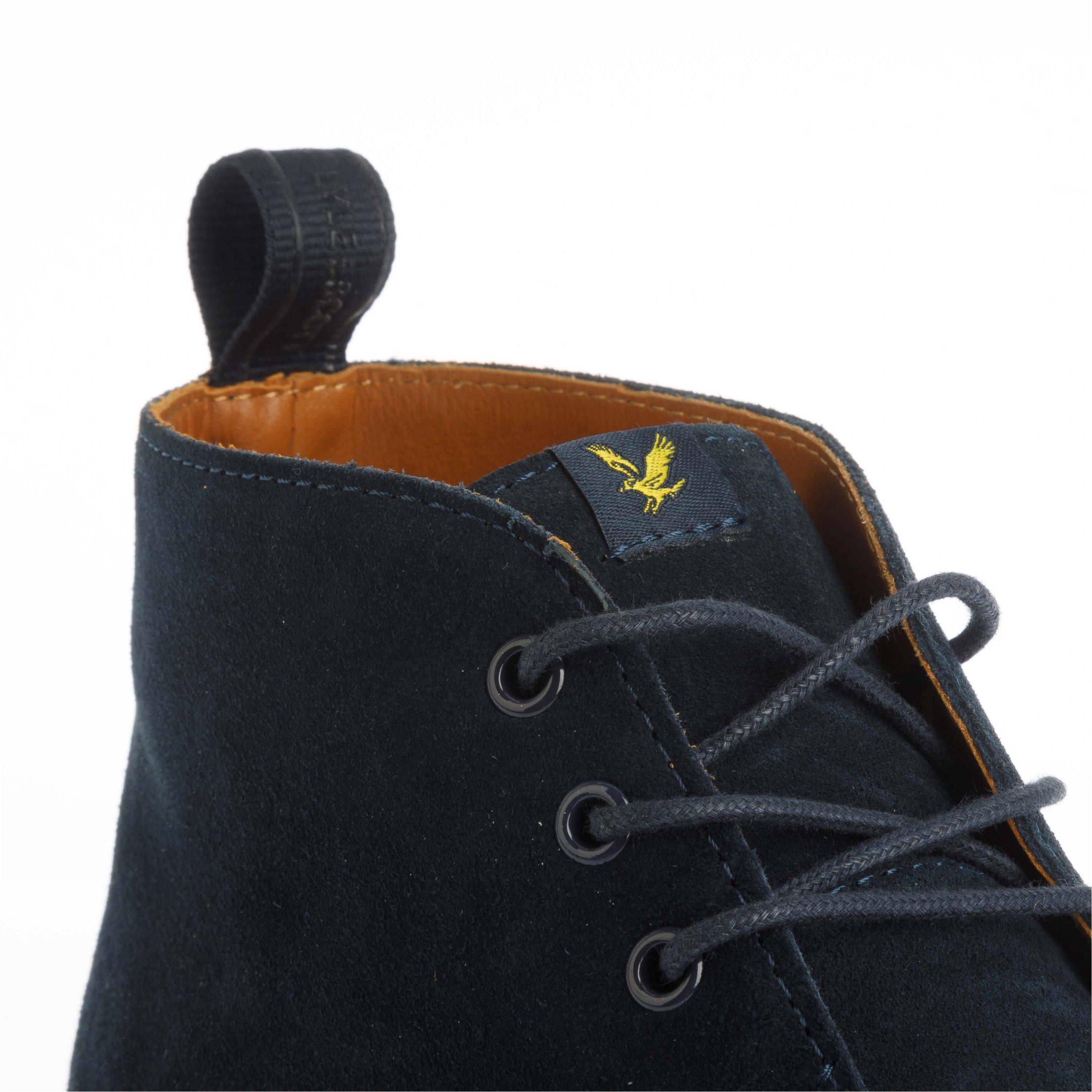 Dark Navy - Lyle and Scott - Unisex Adults Harper Chukka Boots - 4