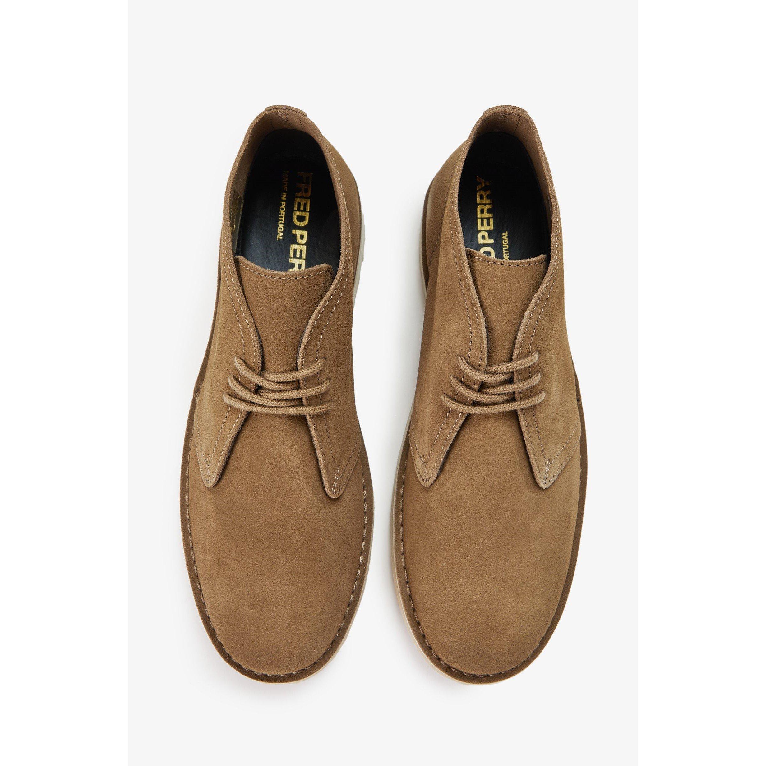 Marsh Brown - Fred Perry - Men's Hawley Chukka Boots - 5