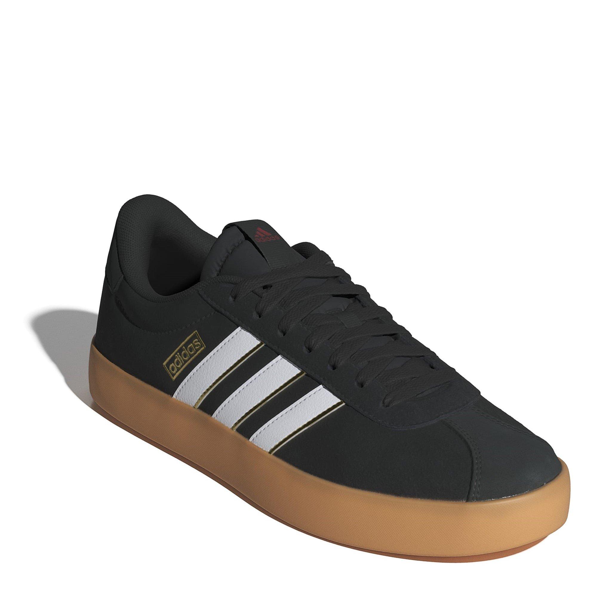 CBLACK/FTWWHT/T - adidas - VL Court Low-Top Trainers - 3