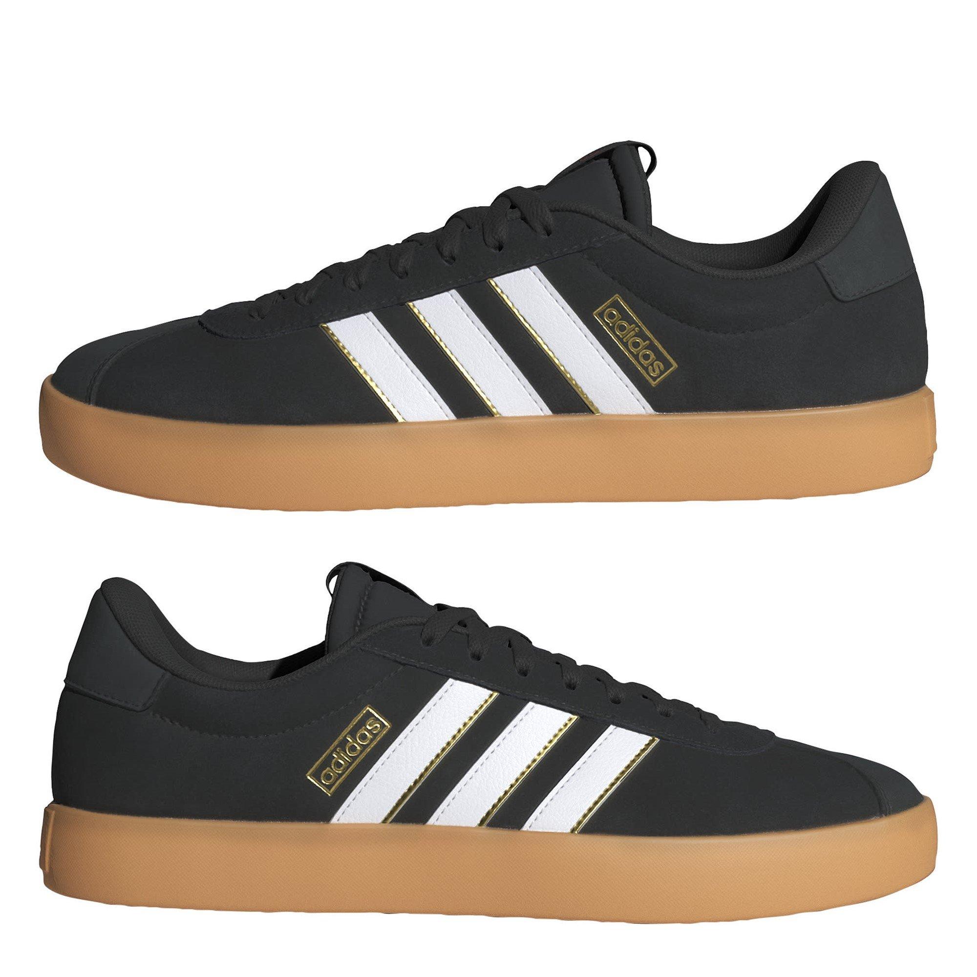 CBLACK/FTWWHT/T - adidas - VL Court Low-Top Trainers - 9