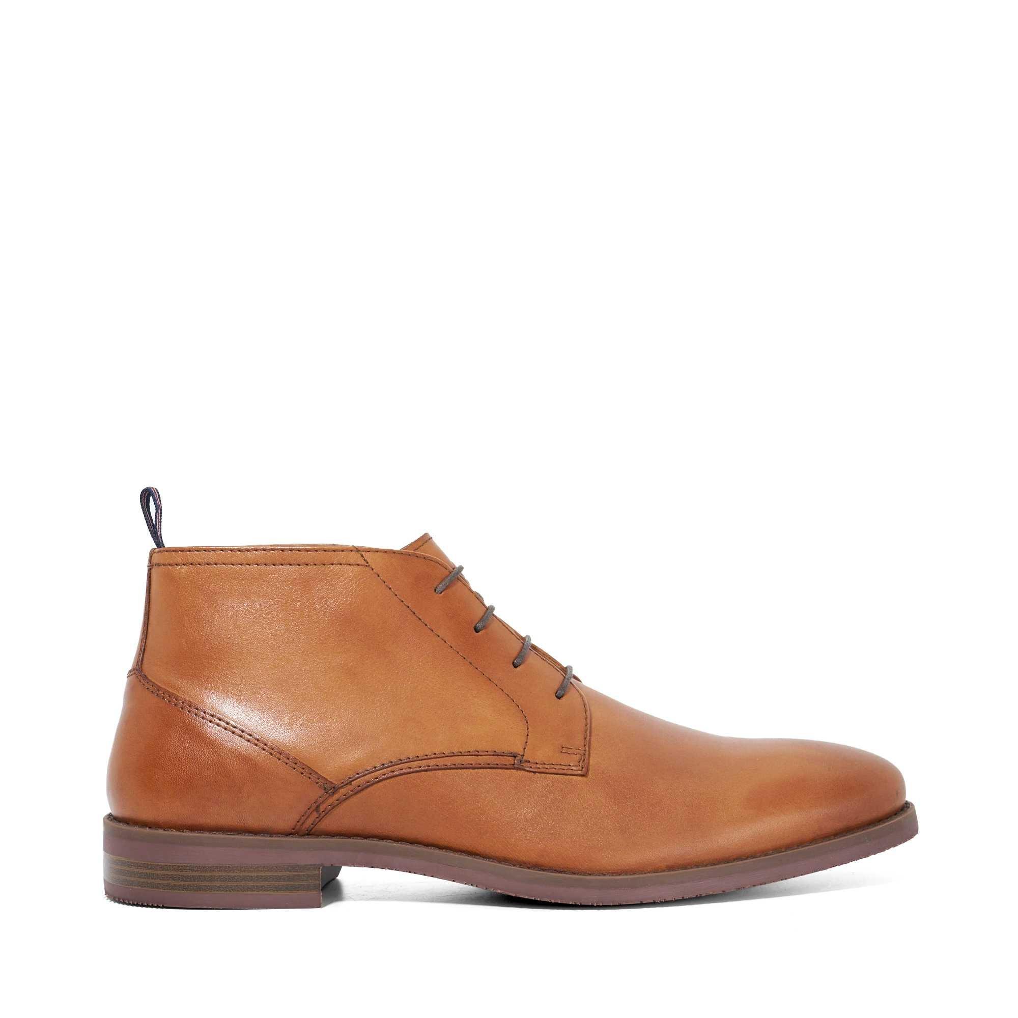 Dune London Men's Minato Chukka Boots In Tan Lthr