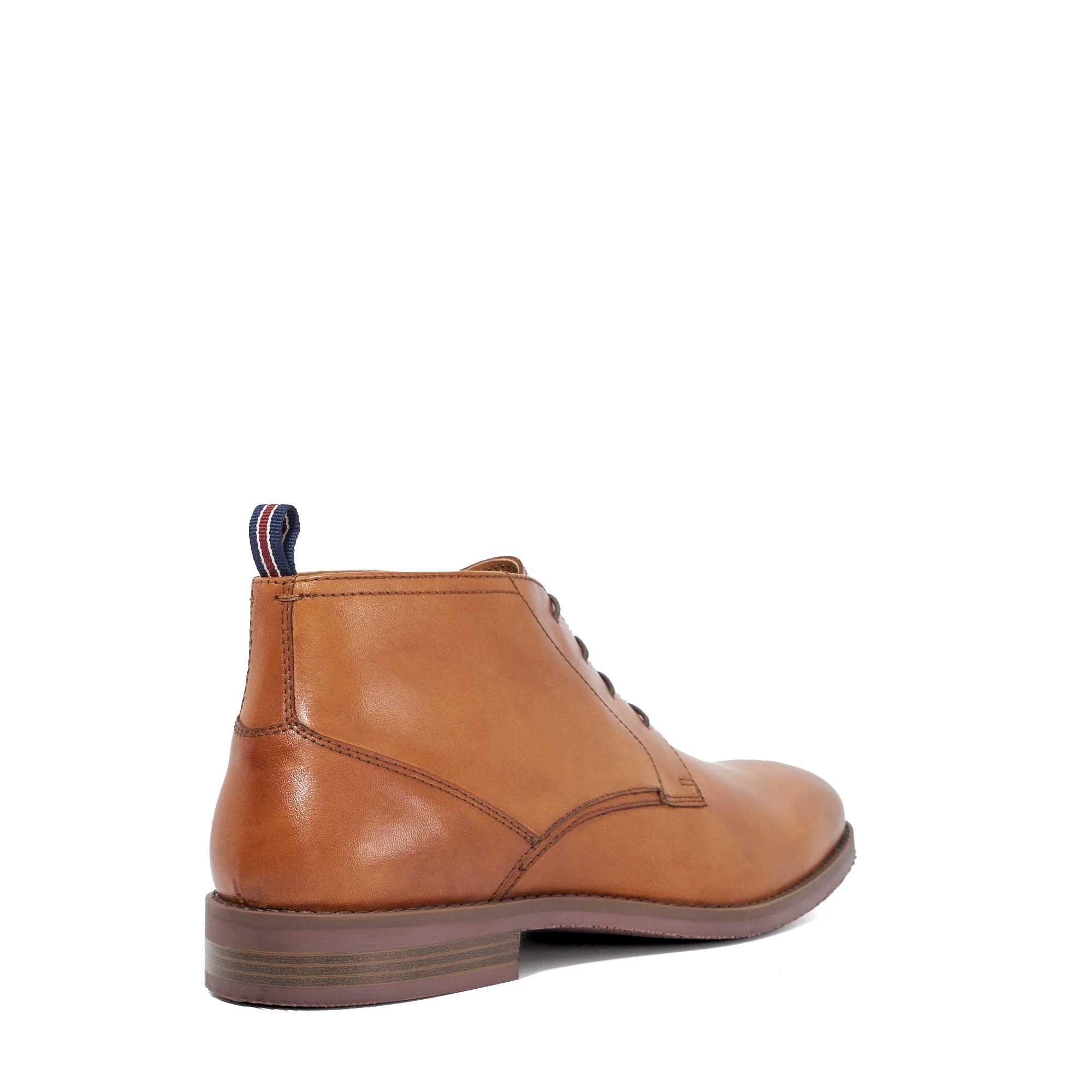 Tan Lthr - Dune London - Men's Minato Chukka Boots - 3