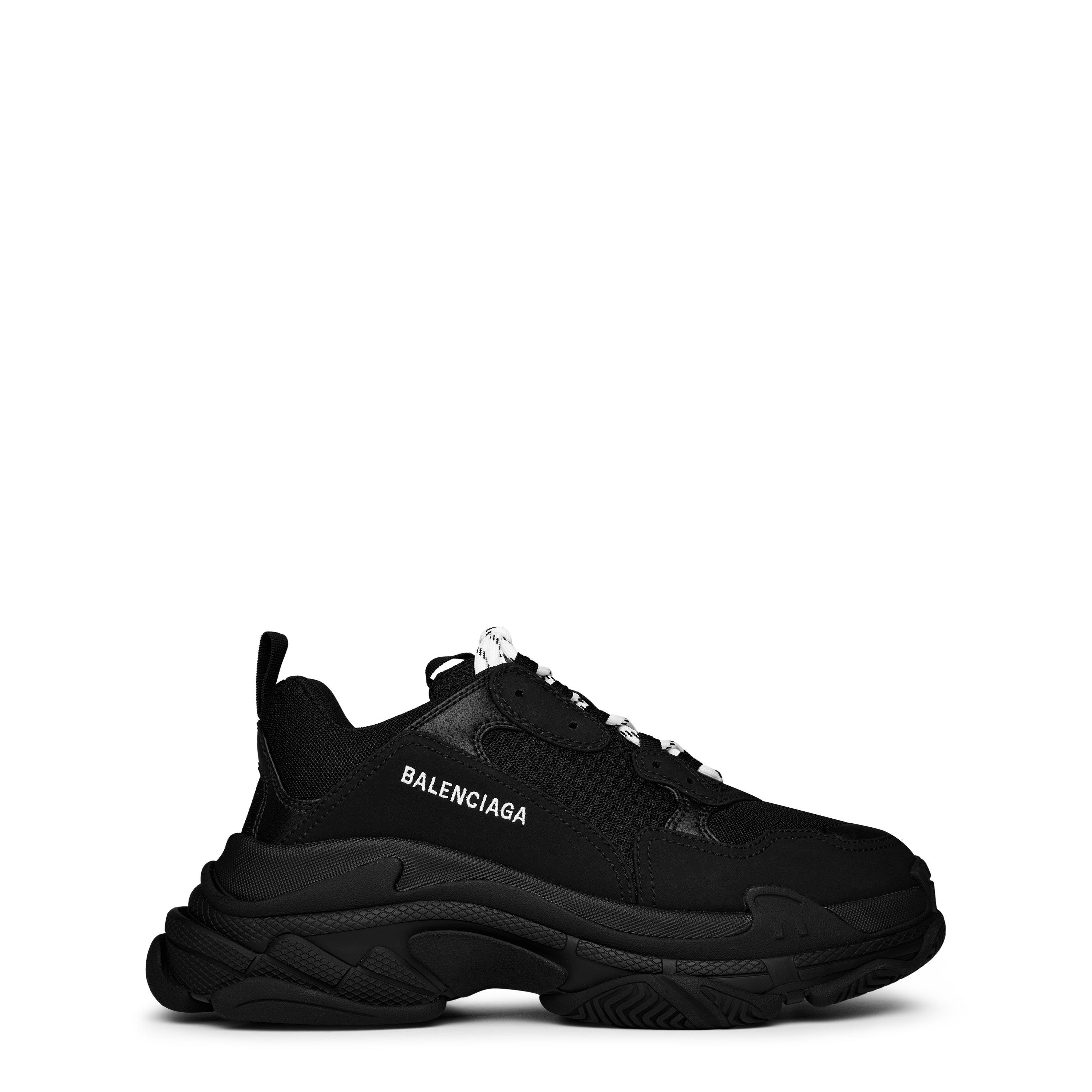 Black - Balenciaga - Triple S Trainers - 1