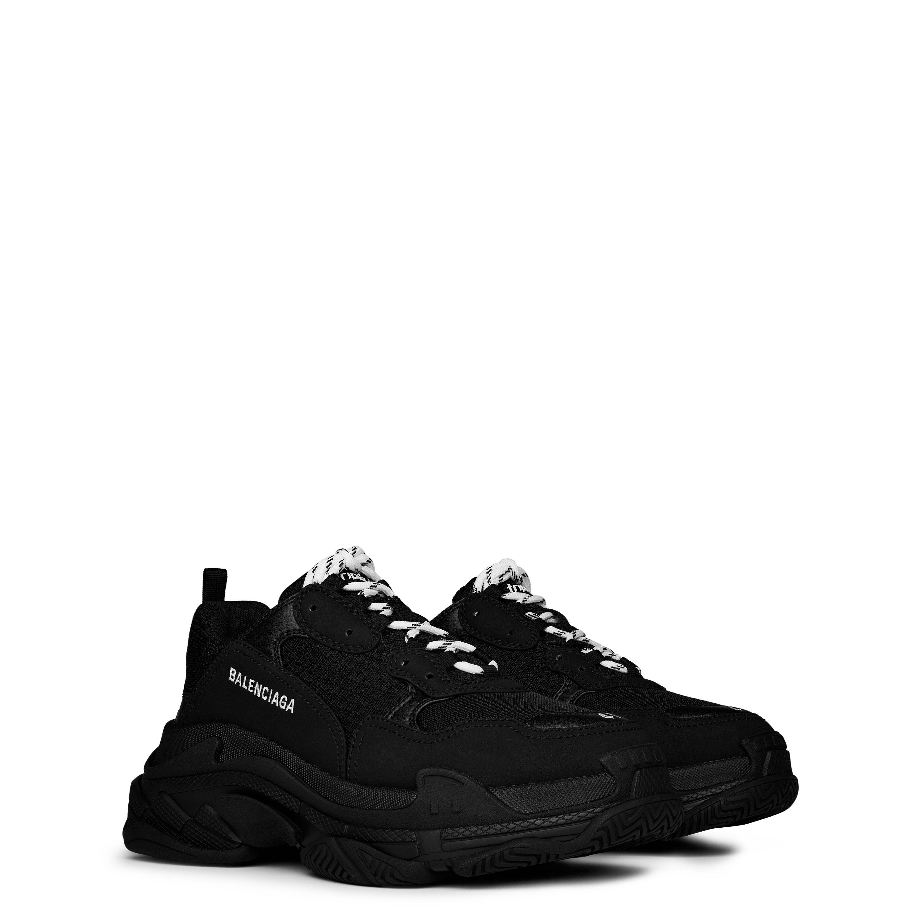 Black - Balenciaga - Triple S Trainers - 4