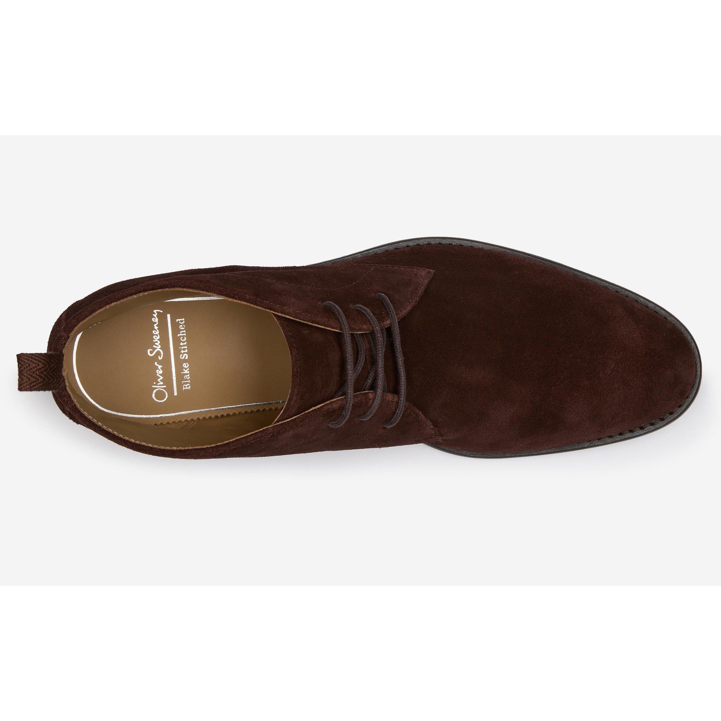 Chocolate - Oliver Sweeney - Men's Farleton Suede Chukka Boots - 4