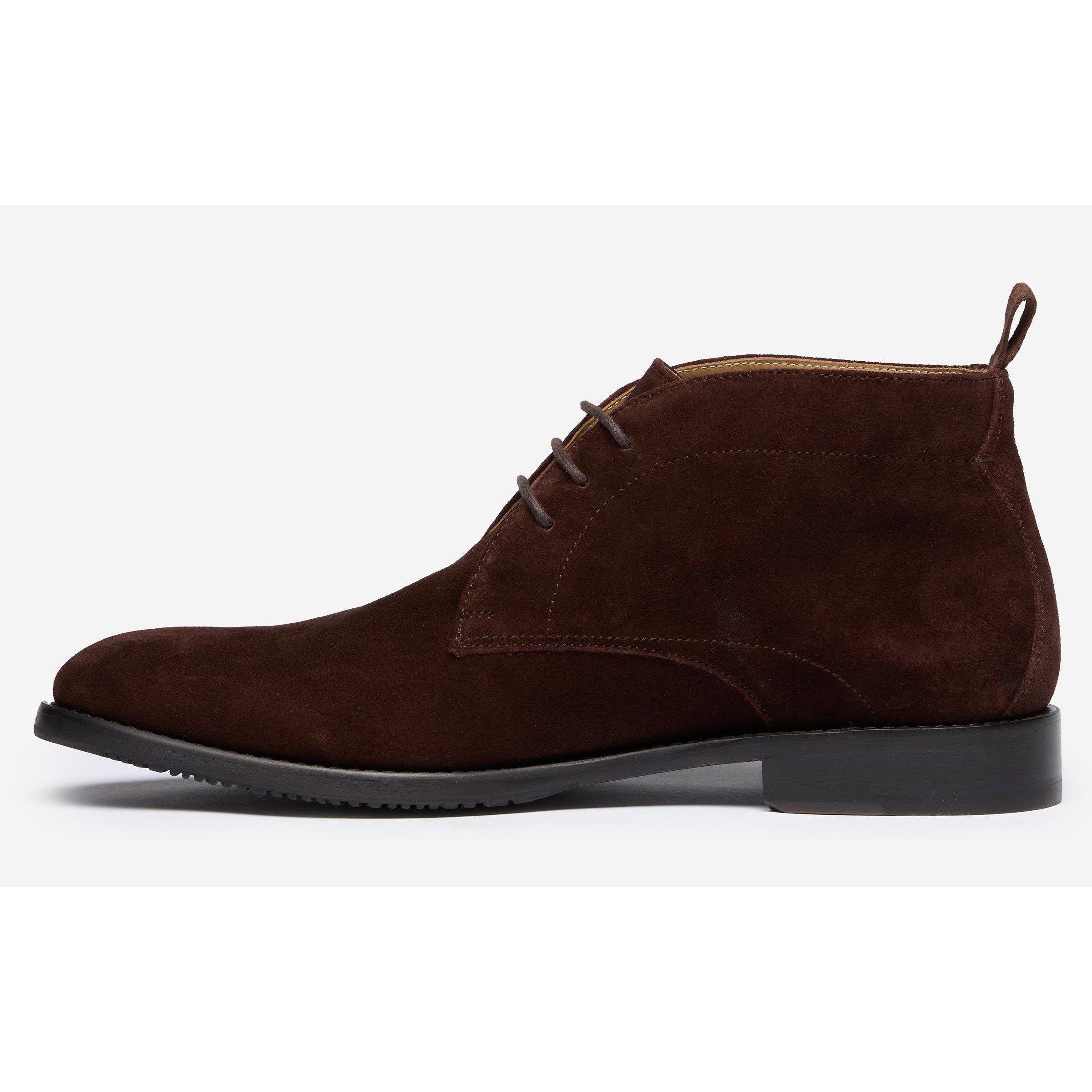 Chocolate - Oliver Sweeney - Men's Farleton Suede Chukka Boots - 5