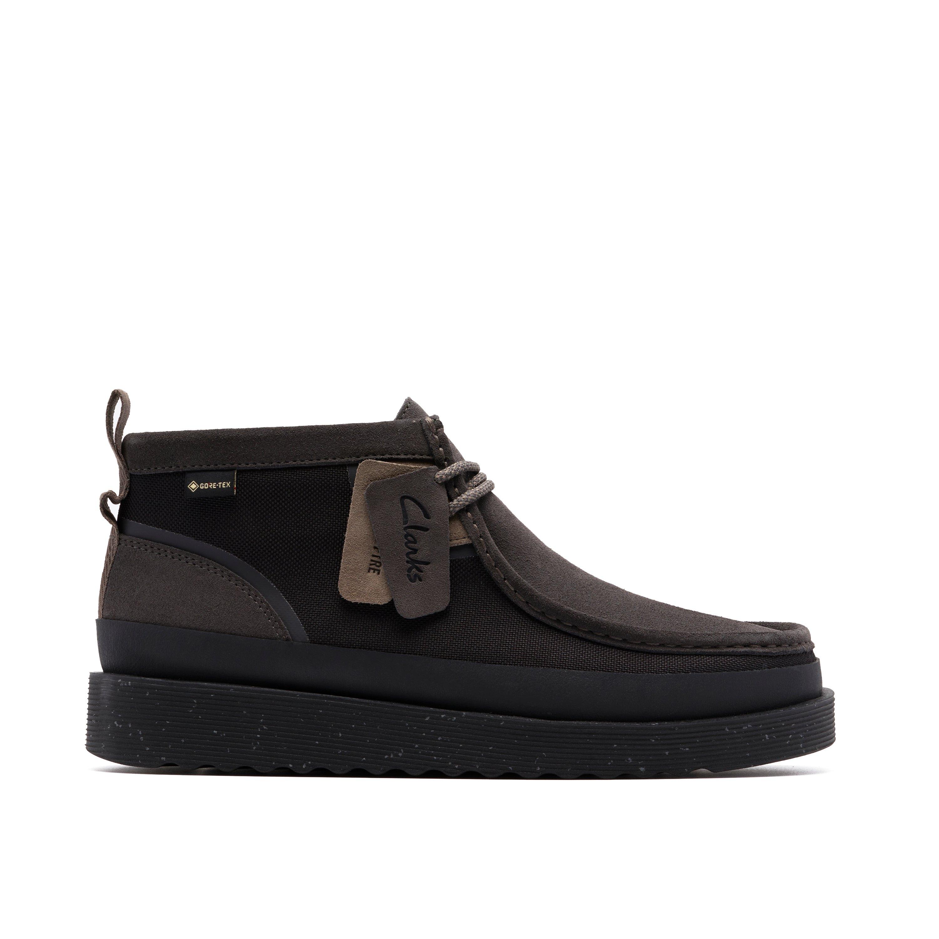 Black Combi - Clarks - Men's Wallabee Chukka Boots - 1