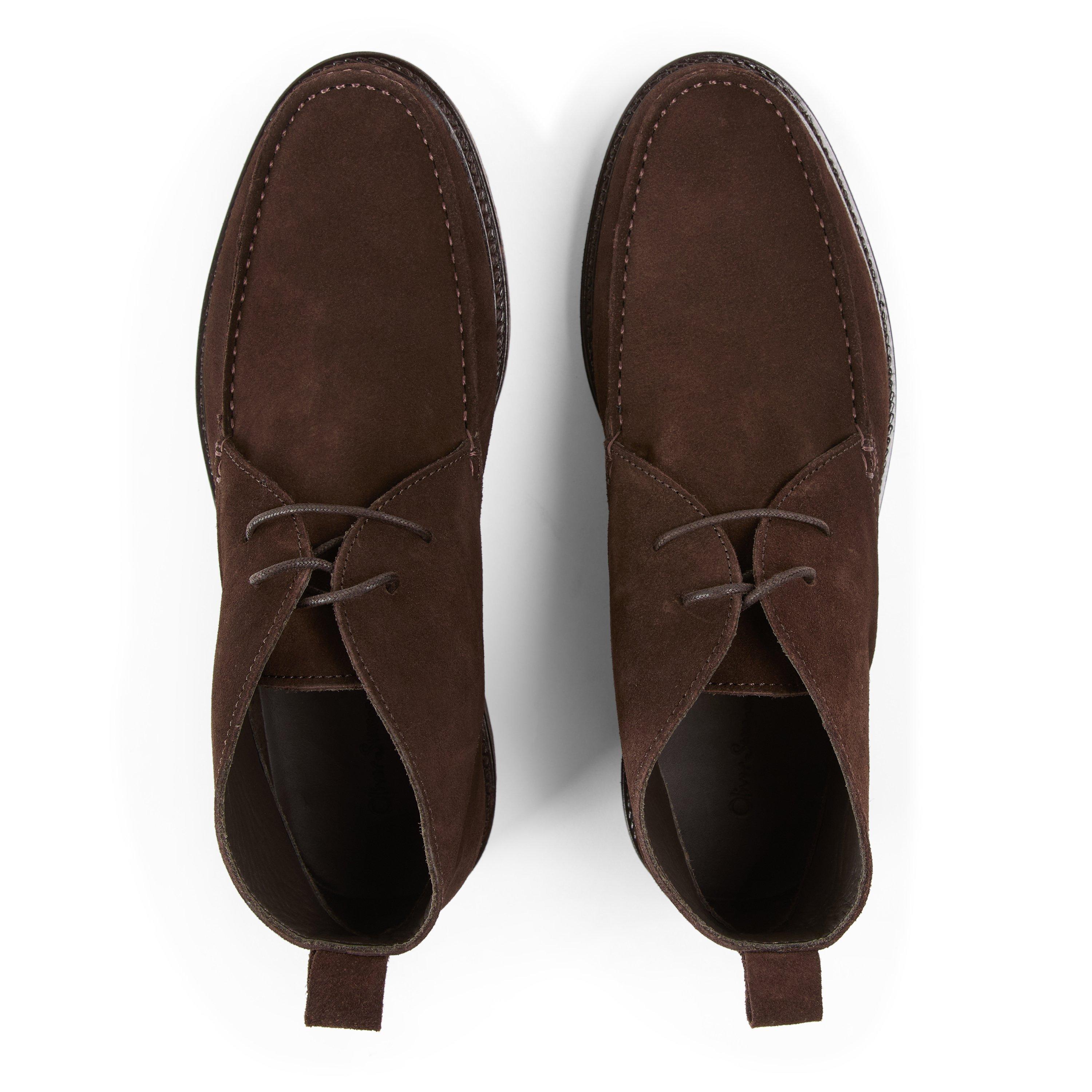 Chocolate - Oliver Sweeney - Men's Xiona Suede Chukka Boots - 6