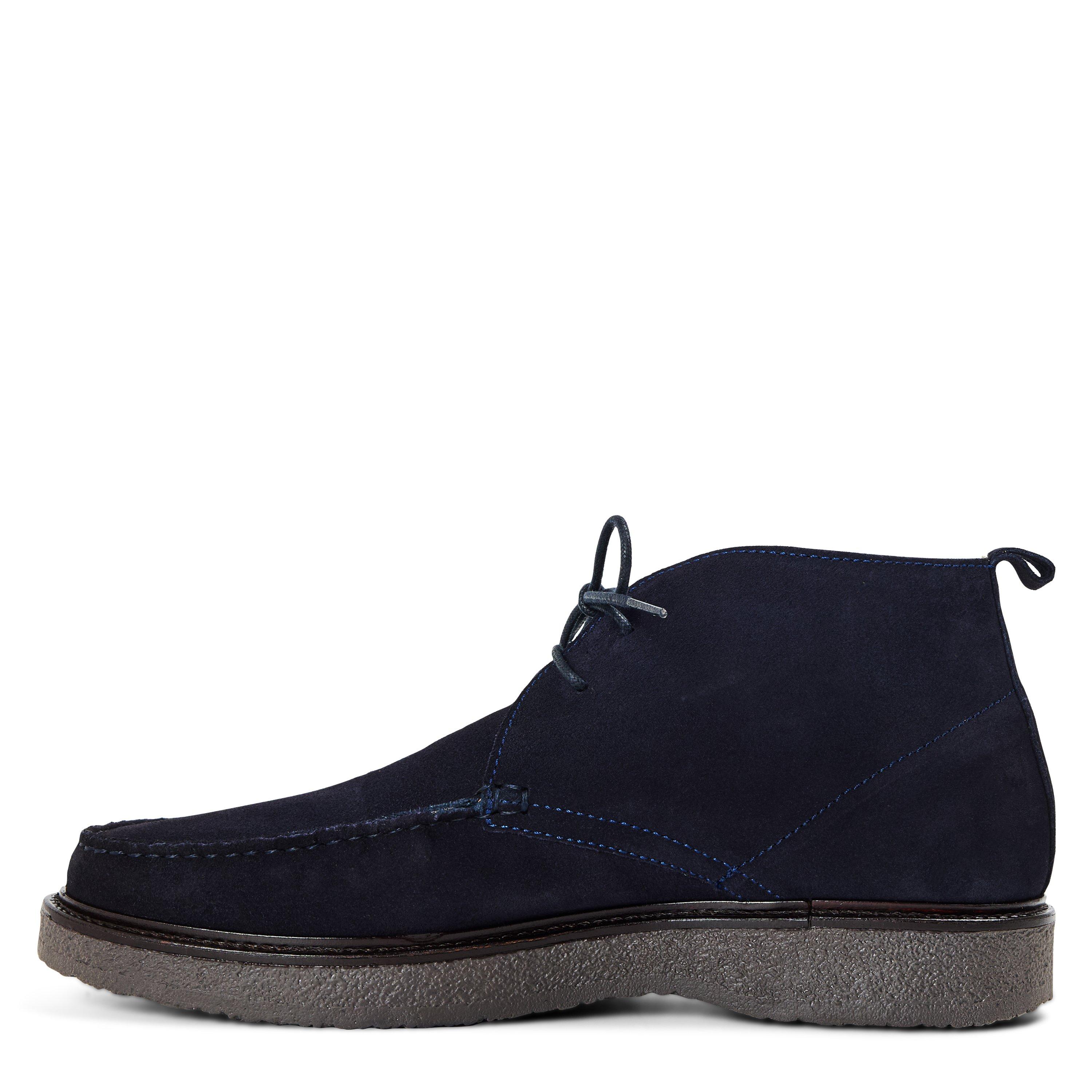 Navy - Oliver Sweeney - Men's Xiona Suede Chukka Boots - 2